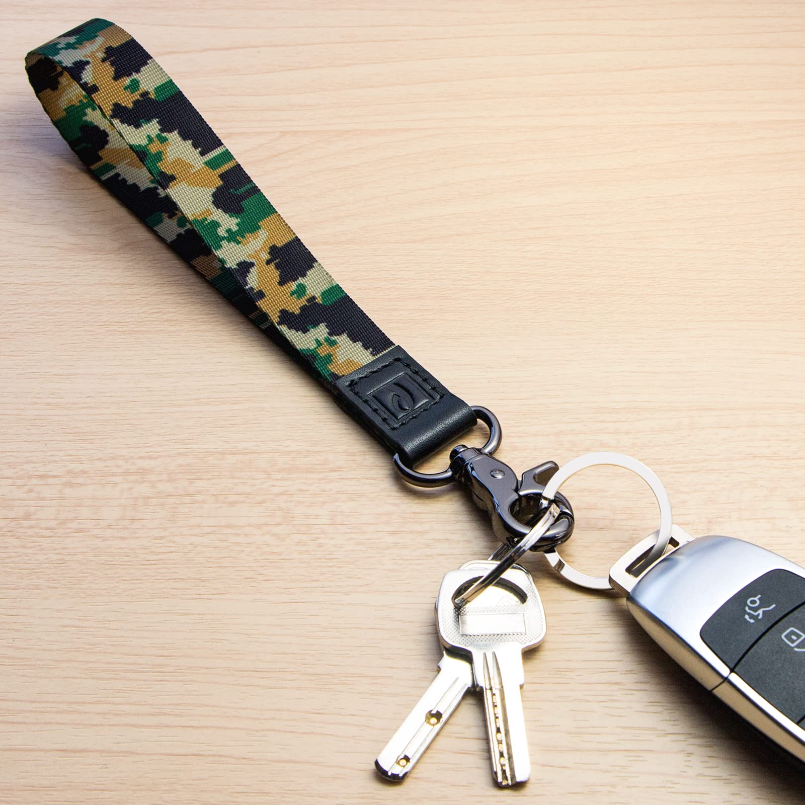 Secure Wrist Lanyard Keychain for Keys & ID Badges - Adjustable Wrist Strap for Men & Women - Perfect for Office, Gym, Travel & Events - Durable Key Holder with Comfortable Wristband (Style A)