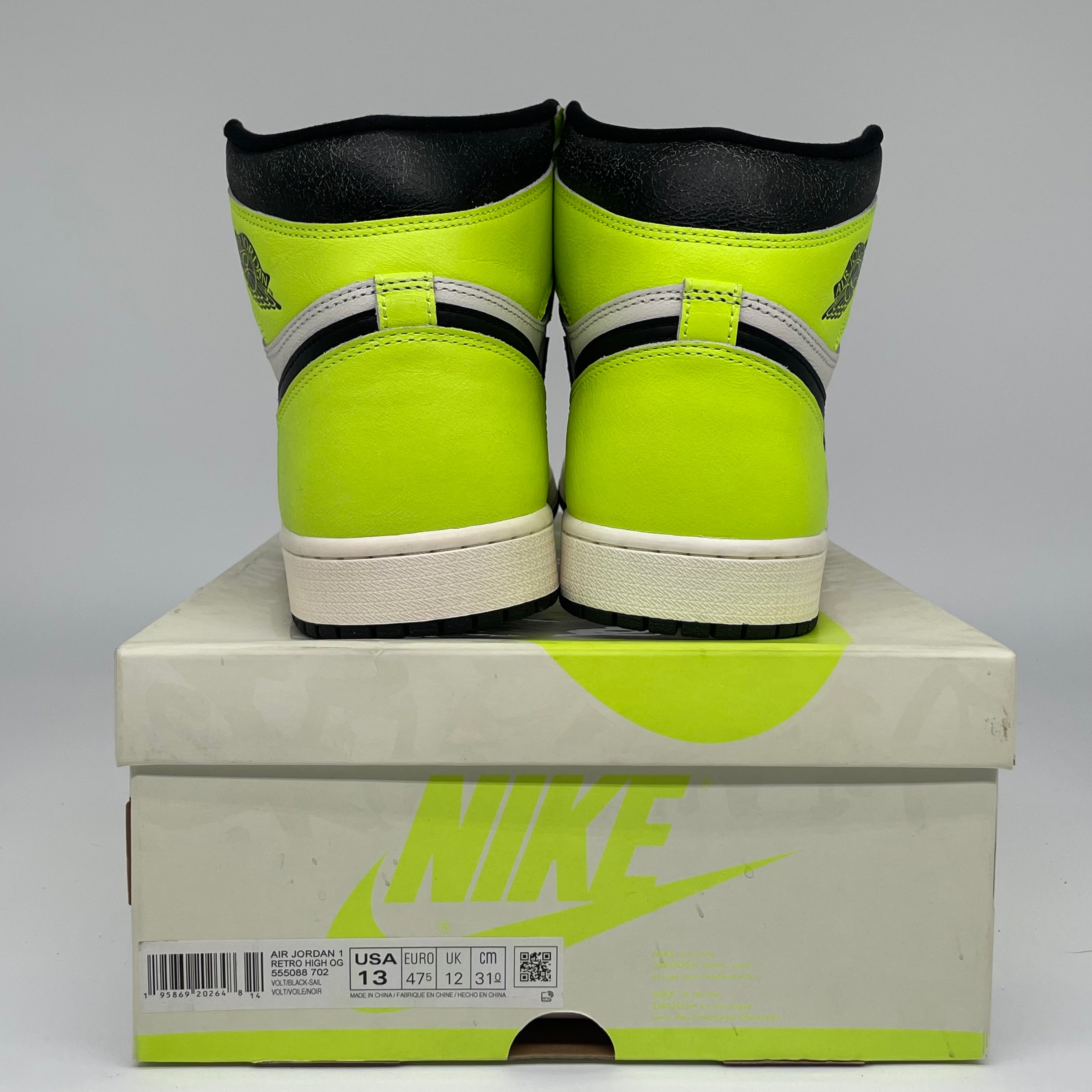 AIR JORDAN 1 VISIONAIRE Men's Basketball Shoes Size 13 - White/Black-Red 555088-702 | High-Top Sneakers for Streetwear & Casual Wear