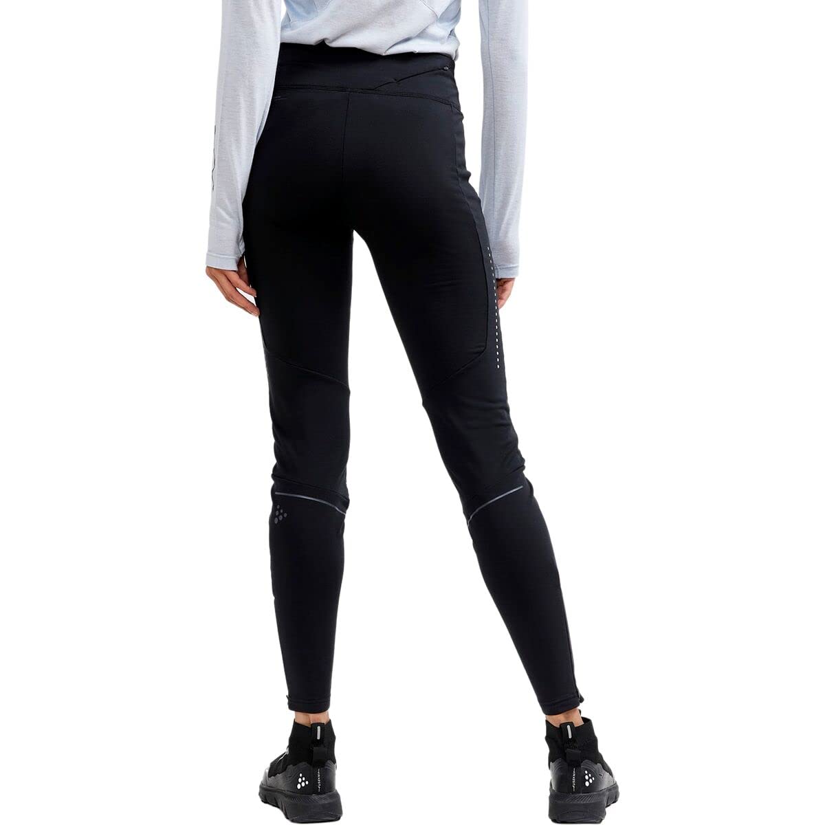 Craft Sportswear Women's ADV Subz Lumen Padded Running Tights 2 - Reflective, Windproof Workout Leggings for High-Intensity Training & Outdoor Jogging