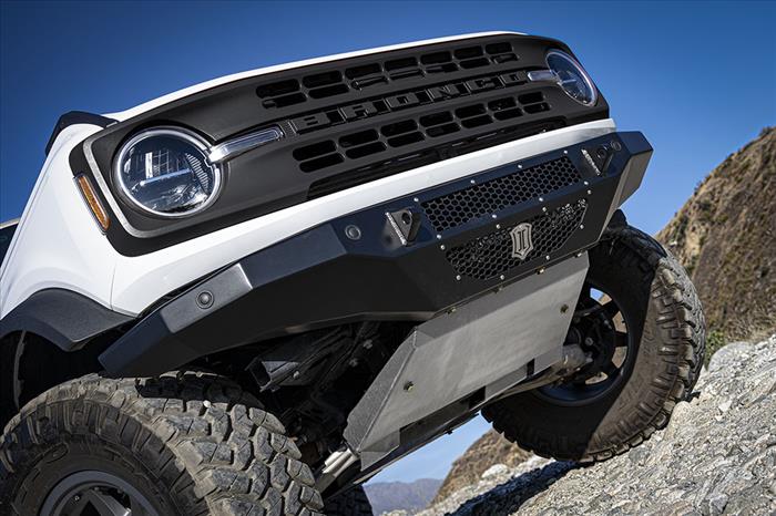 Ford Bronco Trail Series Front Bumper by Icon Vehicle Dynamics - Heavy-Duty Off-Road Protection for Adventure & Rock Crawling