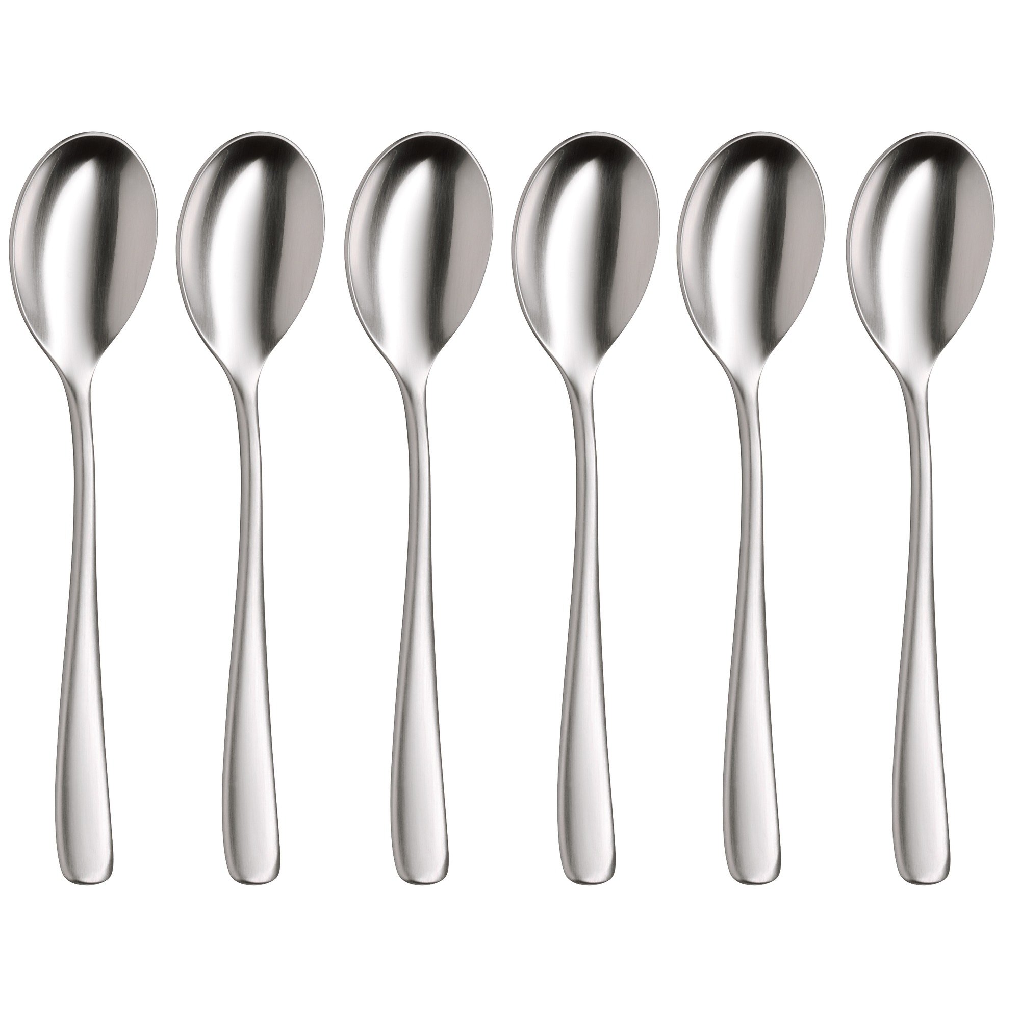 WMF Espresso Spoons Set of 6 - Premium 18/10 Stainless Steel Coffee Spoons for Espresso, Latte & Cappuccino - Dishwasher Safe & Rustproof - Perfect for Home, Cafe & Restaurant Use