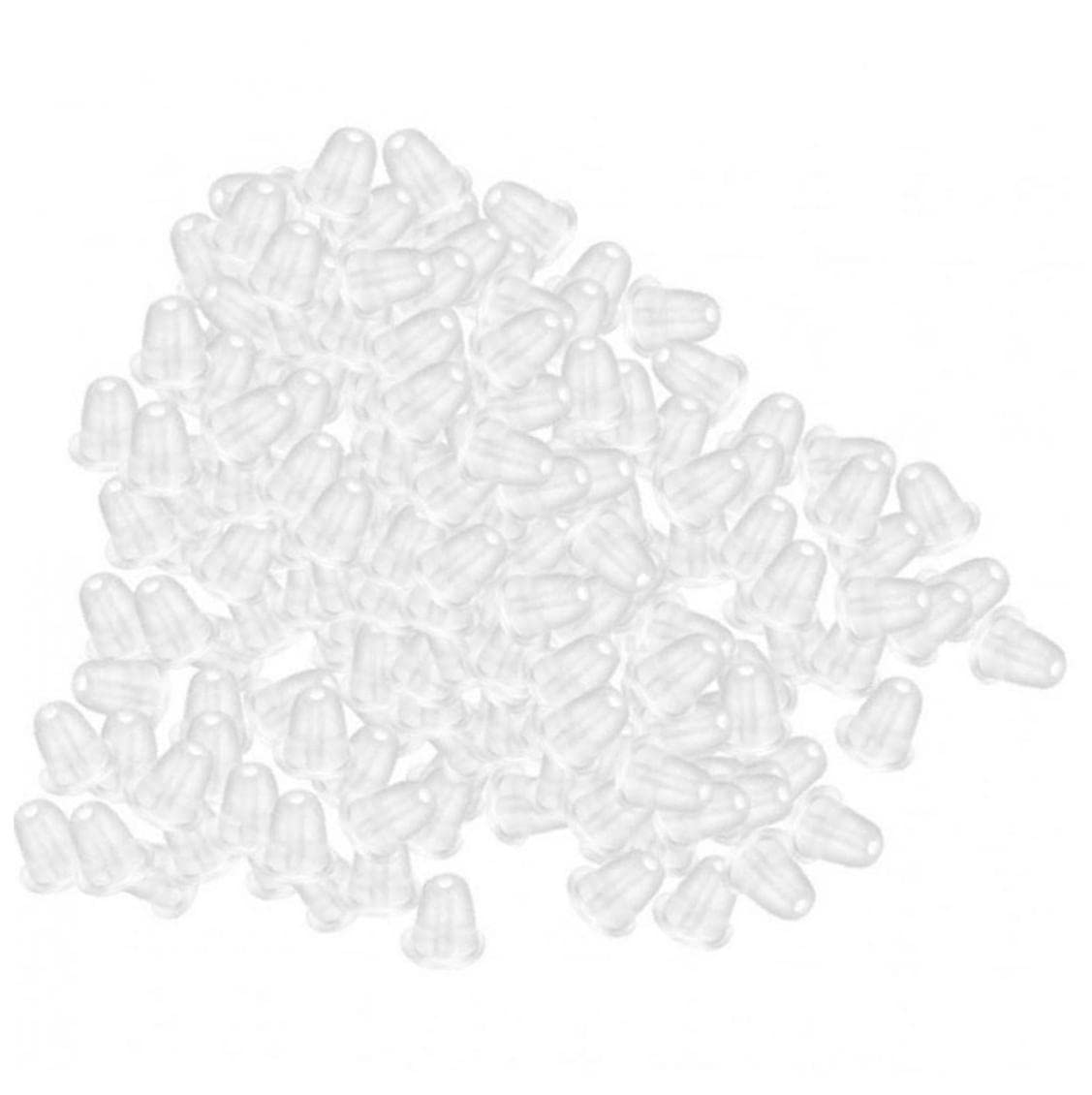 Soft Silicone Earring Back Stoppers 1000pcs - Hypoallergenic Rubber Ear Plugs for DIY Stud Earrings & Jewelry Making - Secure Earring Backs for Comfortable Wear (Great for Daily Use, Parties & Gifts)
