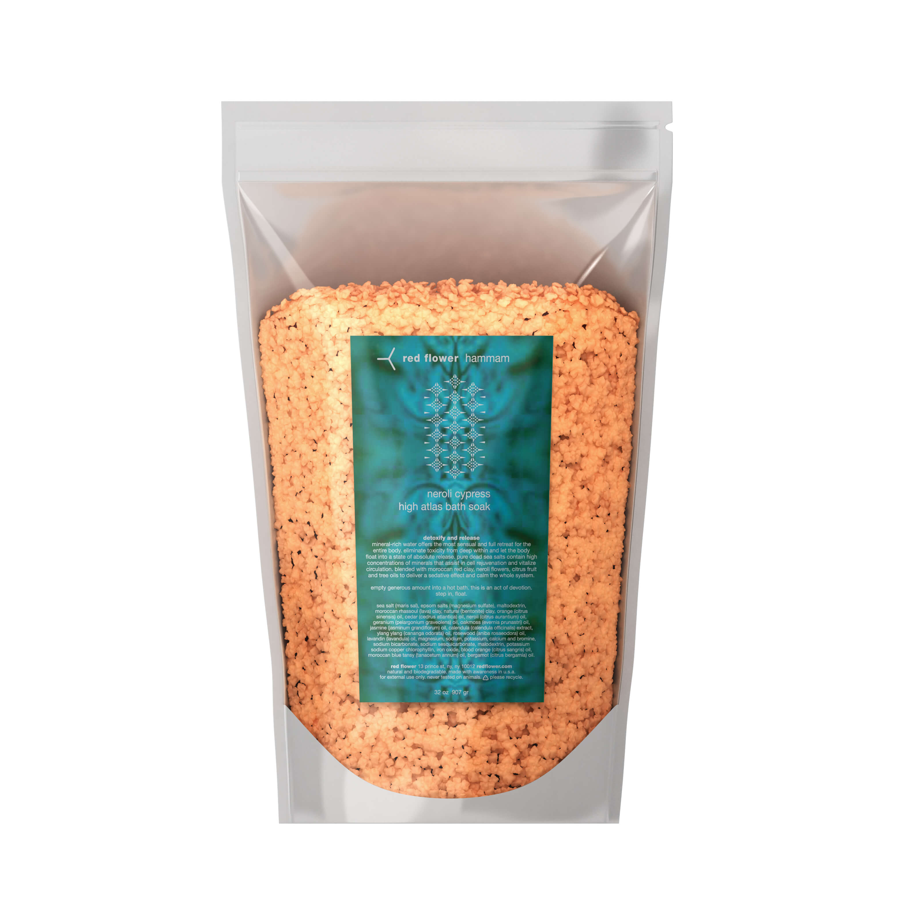 Neroli Cypress High Atlas Mineral Soak - Relaxing Bath Salt for Stress Relief & Muscle Recovery - Perfect for Spa Nights & Self-Care Routines