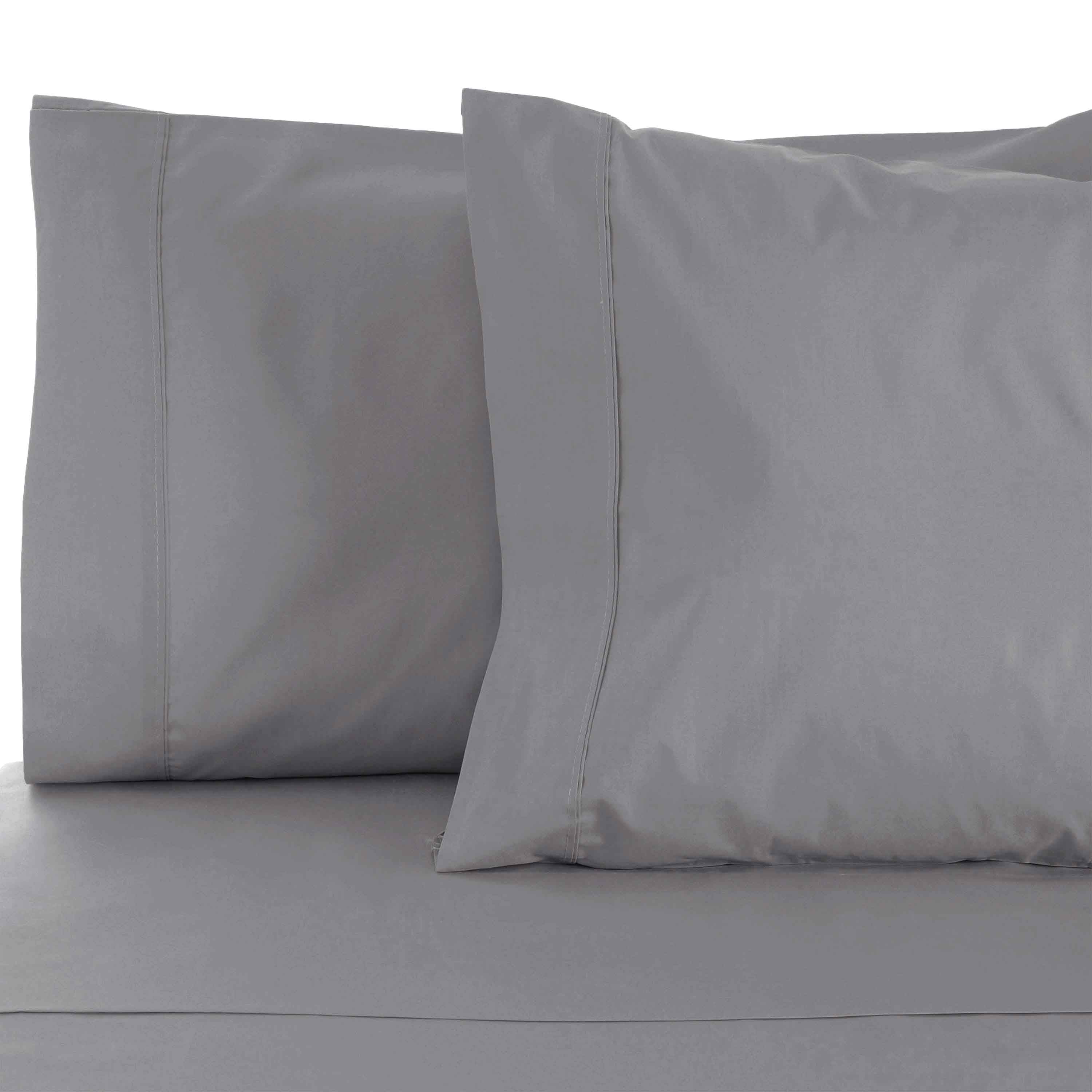 Premium 800 Thread Count Cotton Blend Pillowcases (Set of 2) - Ultra Soft & Breathable Bedding for Side Sleepers, Hotel Luxury Feel - Perfect for Master Bedroom, Guest Room & Travel Accessories