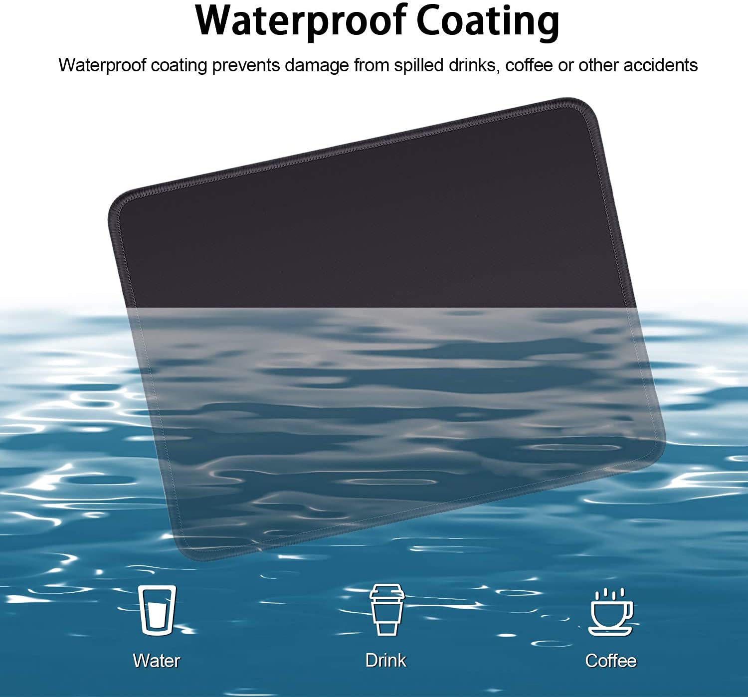 NCAA Themed Mouse Pad - Non-Slip Rubber Base for Home Office & Gaming - Perfect for Computer Workstations, PC Gaming Setups & College Sports Fans