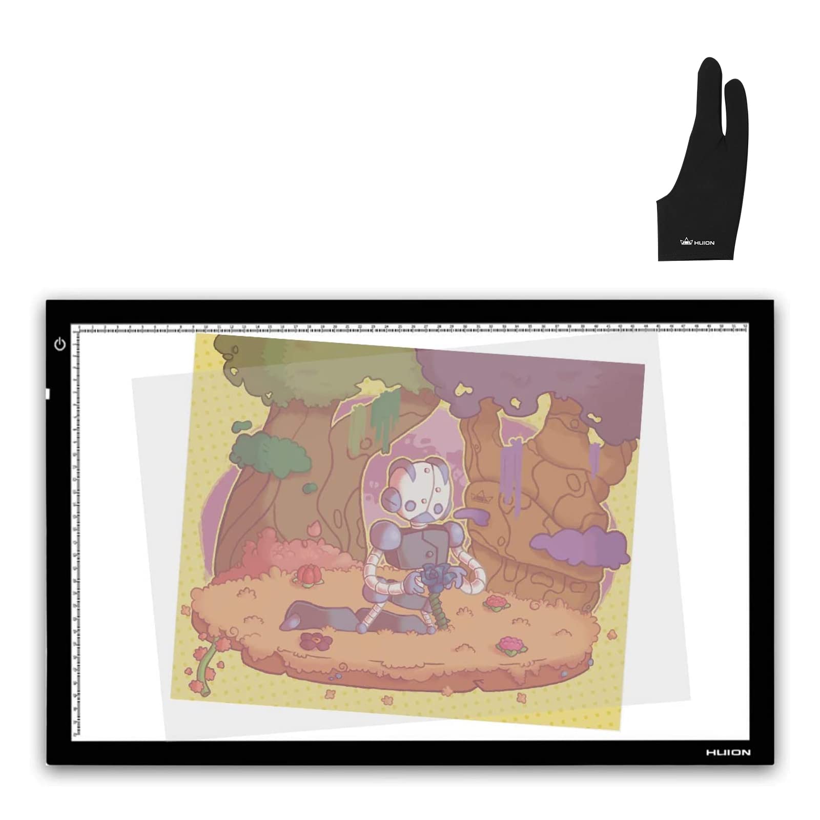 HUION A2 Large LED Light Box for Tracing & Drawing - 20.47
