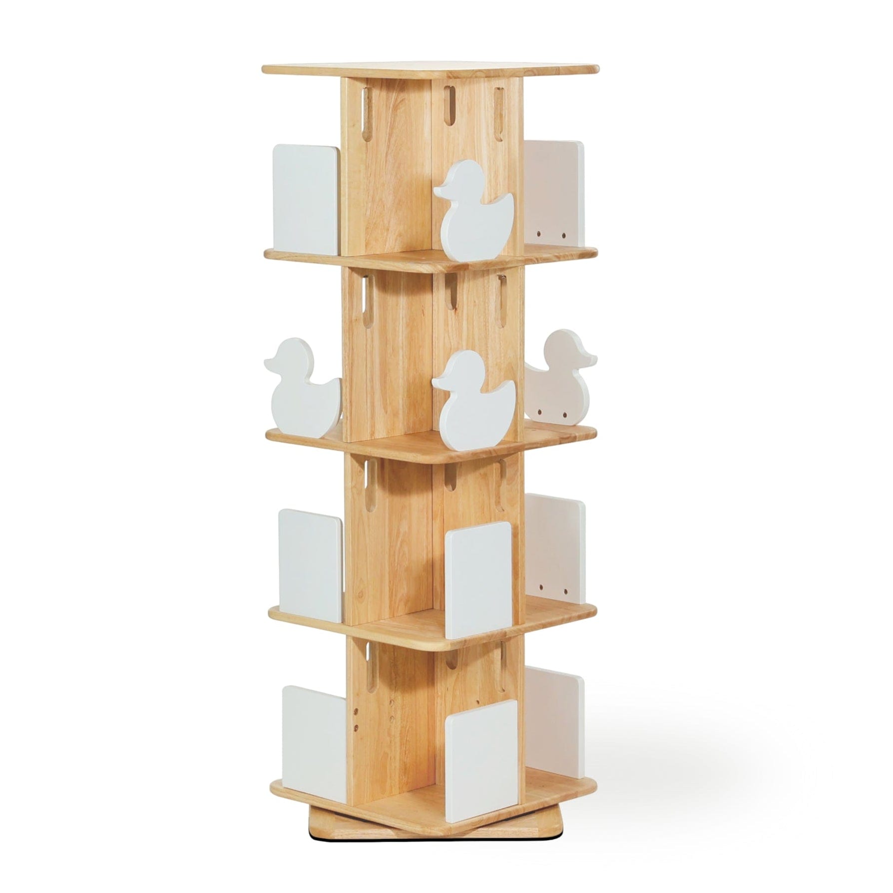Montessori Rotating Bookcase Add-On Layer - Kids Bookshelf Organizer for Classroom & Home Learning - Perfect for Toddler Educational Toys & Nursery Storage