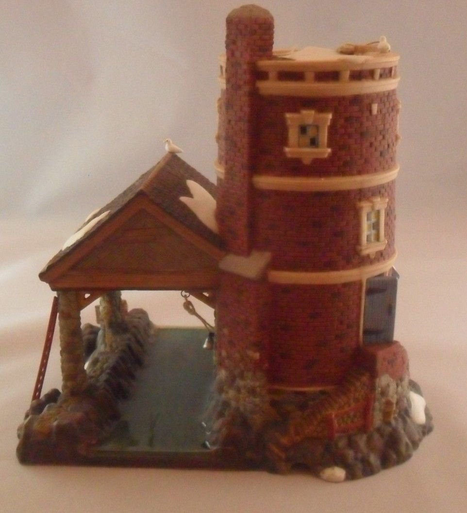 Department 56 St. Ives Lock House Collectible Village Building - Christmas Village Display, Holiday Home Decor, Winter Wonderland Scene