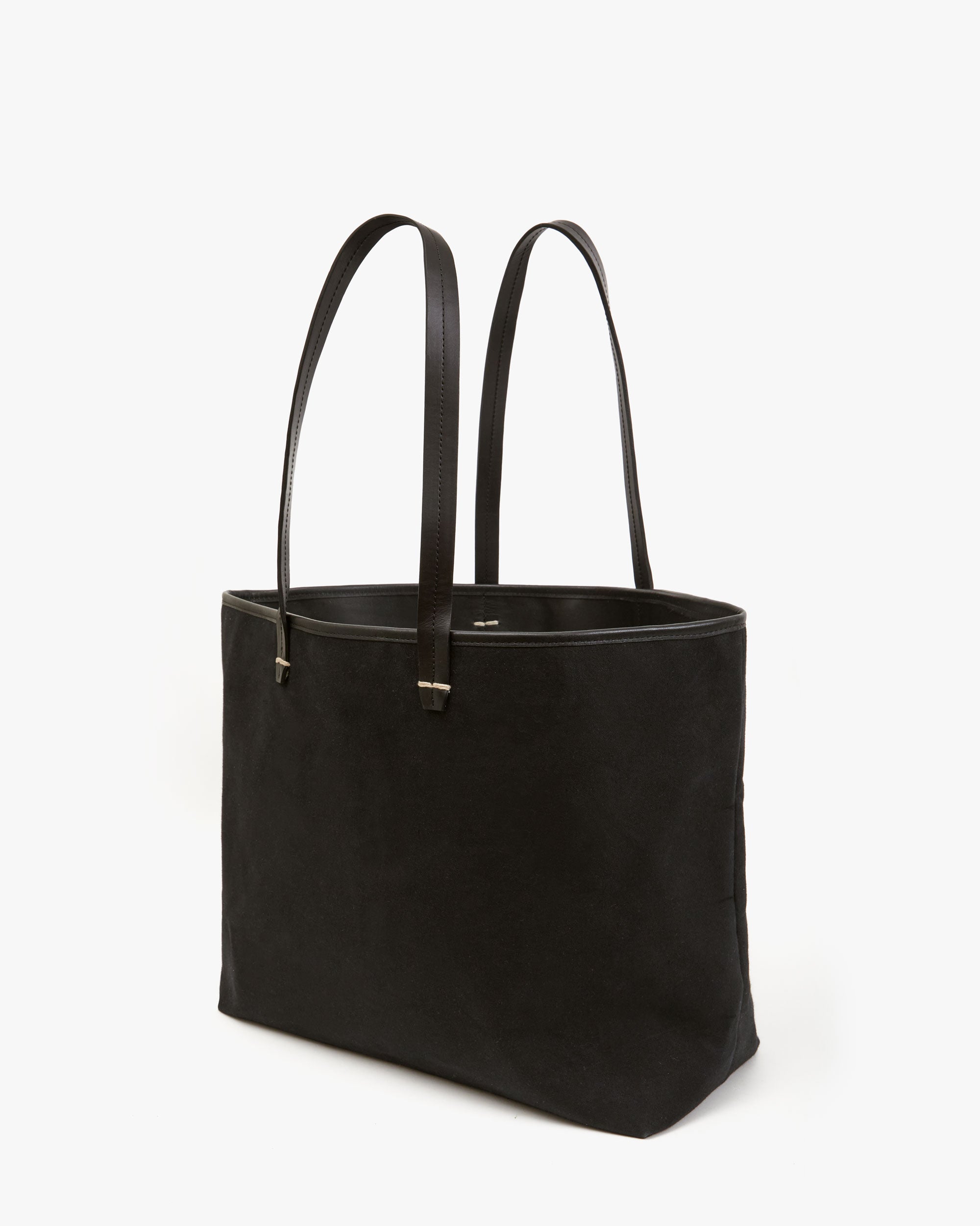 Volie Black Canvas Tote Bag - Stylish & Durable for Women - Perfect for Work, Shopping & Travel