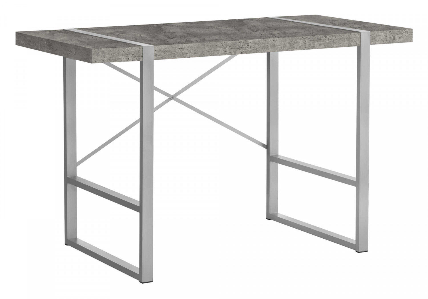 Dray Desk - Modern Concrete Grey Office Desk for Home & Workspace | Ergonomic Design for Productivity & Comfort