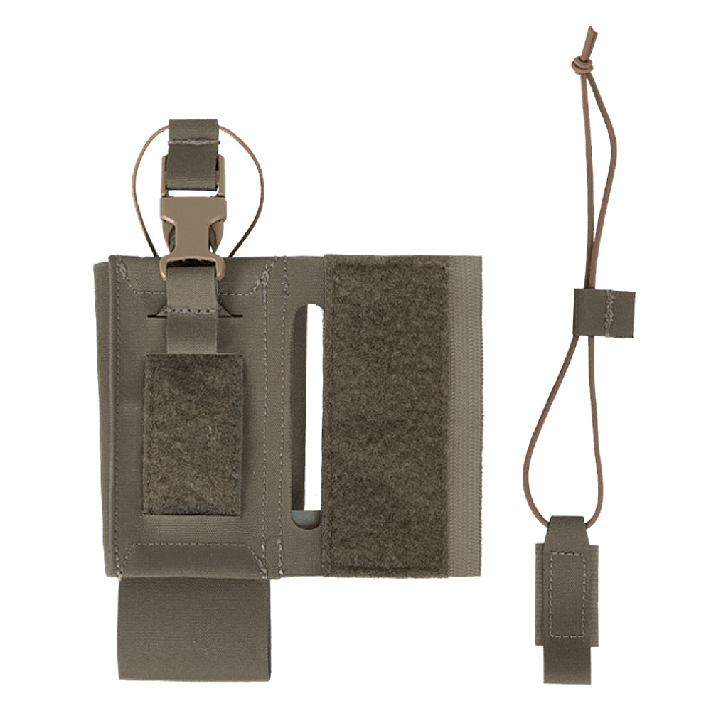 Crye Precision AirLite® Configurable Radio Pouch - Tactical Molle-Compatible Military Radio Holder for Secure Communication in Outdoor, Airsoft & Field Operations