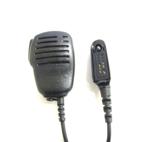 ExpertPower® Speaker Mic for Motorola Two-Way Radios - Compatible with BR950, GP140, GP320, GP328, GP329, GP338, GP339, GP340, GP360, GP380, GP640, GP650, GP680, GP1280, HT750, HT1250, HT1250LS, HT1550, HT1550XLS, MTX850, MTX850LS, MTX900, MTX950, MTX960, MTX8250, MTX8250LS, MTX9250, PR860, PRO5150, PRO5350, PRO5450, PRO5550, PRO5750, PRO7150, PRO7350, PRO7450, PRO7550, PRO7750, PRO9150, PTX700, PTX760, PTX780 - Ideal for Security, Construction, and Outdoor Communication