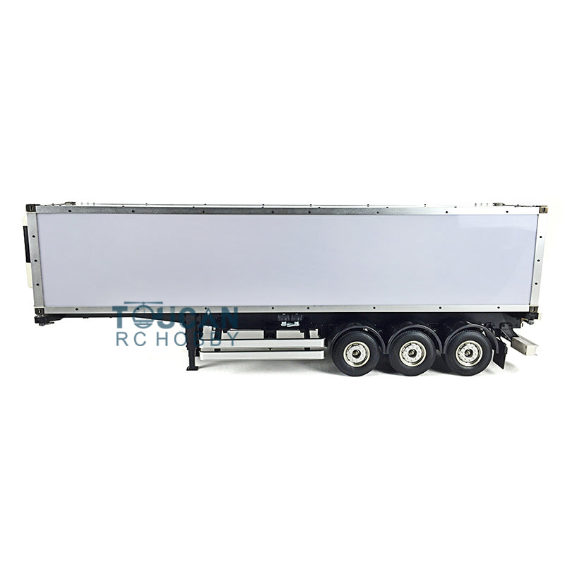 1/14 Scale Remote Controlled RC Tractor Truck with 20ft & 40ft Metal Reefer Container & Oil Tank Trailers - DIY Model Kit for TAMIYA - Perfect for Hobbyists, Collectors & RC Car Racing Enthusiasts