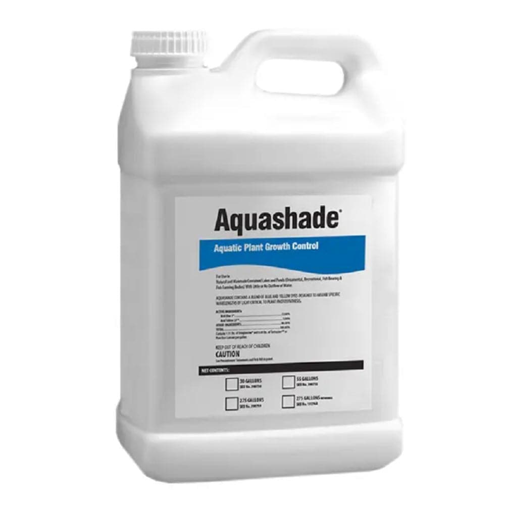 AB Aquashade Pond Dye - Blue & Black Water Colorant for Lakes & Ponds | Controls Algae Growth & Enhances Water Clarity | Perfect for Aquatic Weed Control & Aesthetic Water Features