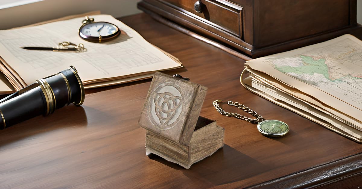 Handmade Wooden Jewelry Box with Lock & Key - Jewelry Organizer, Keepsake Box & Treasure Chest for Necklaces, Rings & Watches - Perfect Birthday, Housewarming Gift & Home Decor (Natural Finish) | Great for Bedroom Vanity, Dresser Storage & Travel Jewelry Case