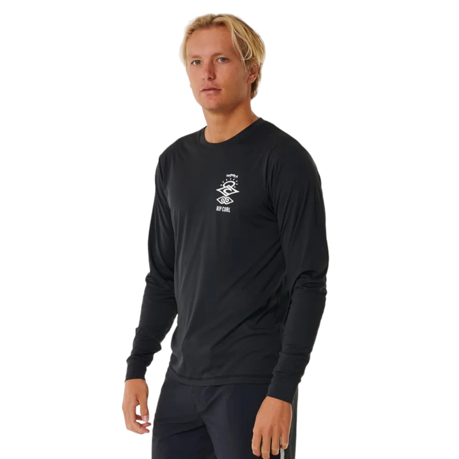 Rip Curl Men's Icons Surflite UPF 50+ Long Sleeve Sun Shirt - UV Protection Surfing & Outdoor Activities