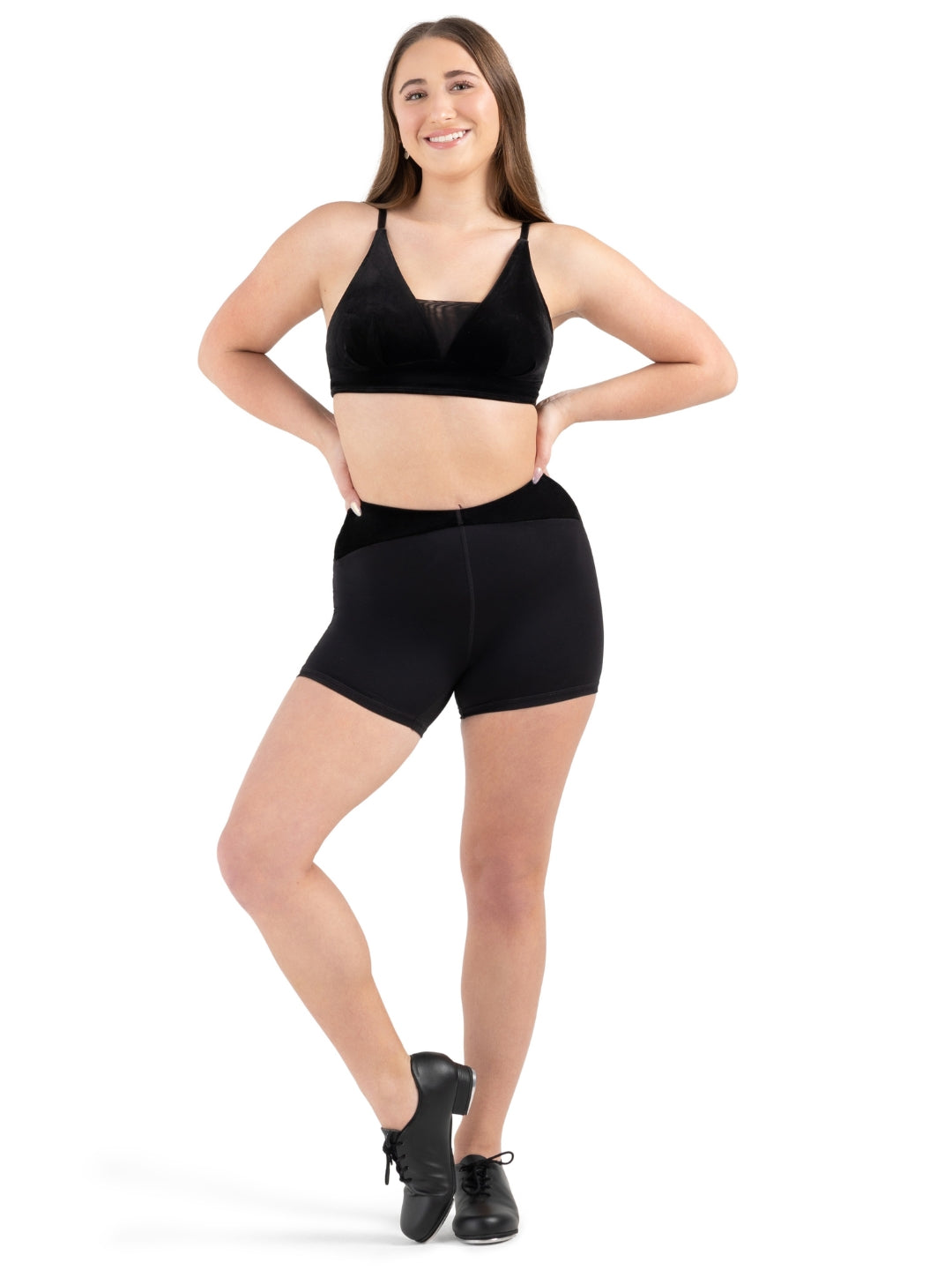 12235W Velvet Forest Viridian Bra Top - Women's Comfortable Stretchy Sports Bra for Yoga, Gym & Everyday Wear