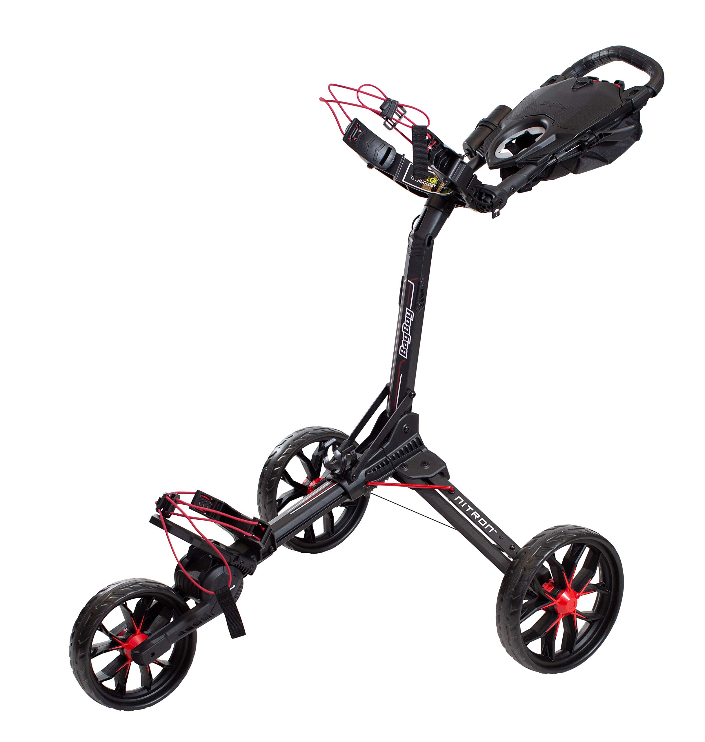 Bag Boy Nitron Push Golf Cart - Lightweight & Durable for Golfers