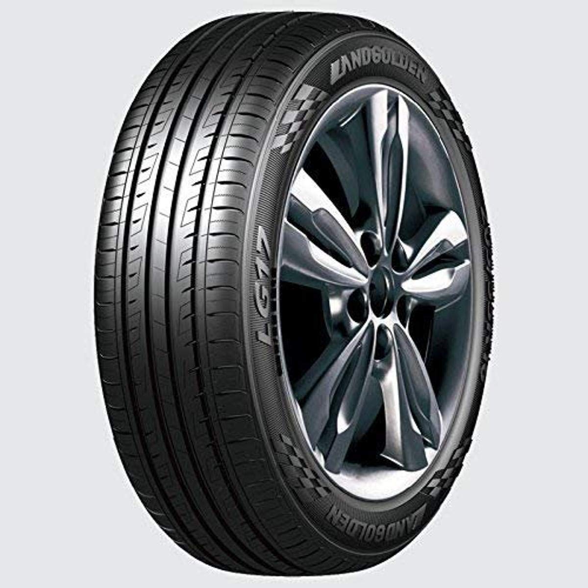 LANDGOLDEN LG17 Performance Radial Tire - 195/70R14 91H All-Season High Traction Car Tires for Sedans & Compact SUVs - Ideal for Daily Commuting & Highway Driving