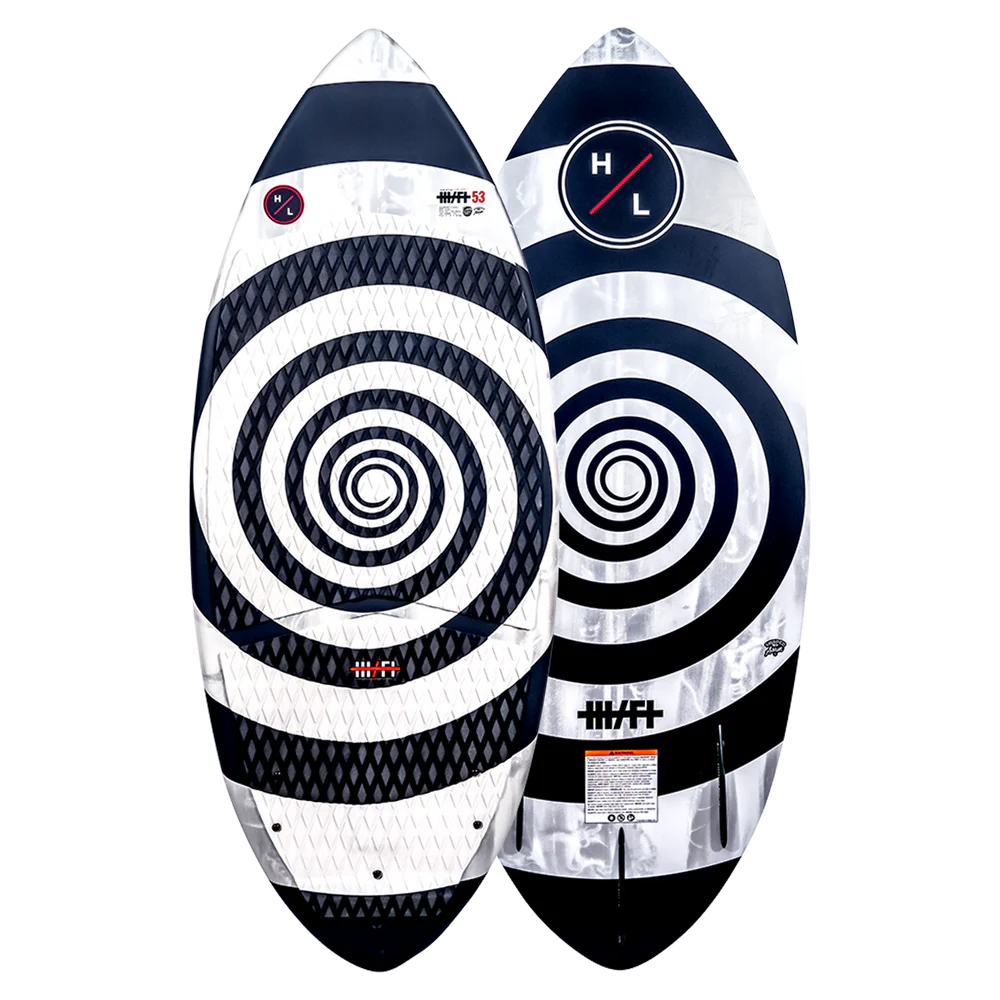 Hyperlite Hi Fi Wakesurf Board 2025 - Premium Performance Wakesurf Board for Men & Women - Lightweight & Durable Design for Surfing, Lake & Ocean Waves - Perfect for Beginners & Advanced Riders