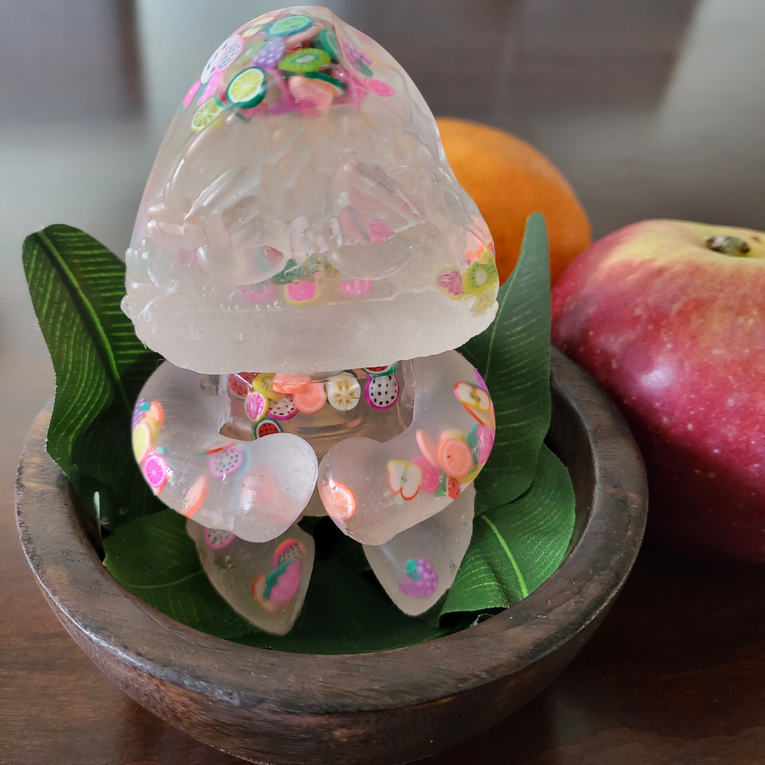 Bunny Mischief Clear Fruit Salad Jar with Assorted Fruits - Perfect for Kids' Lunchboxes, Party Favors & Healthy Snacking