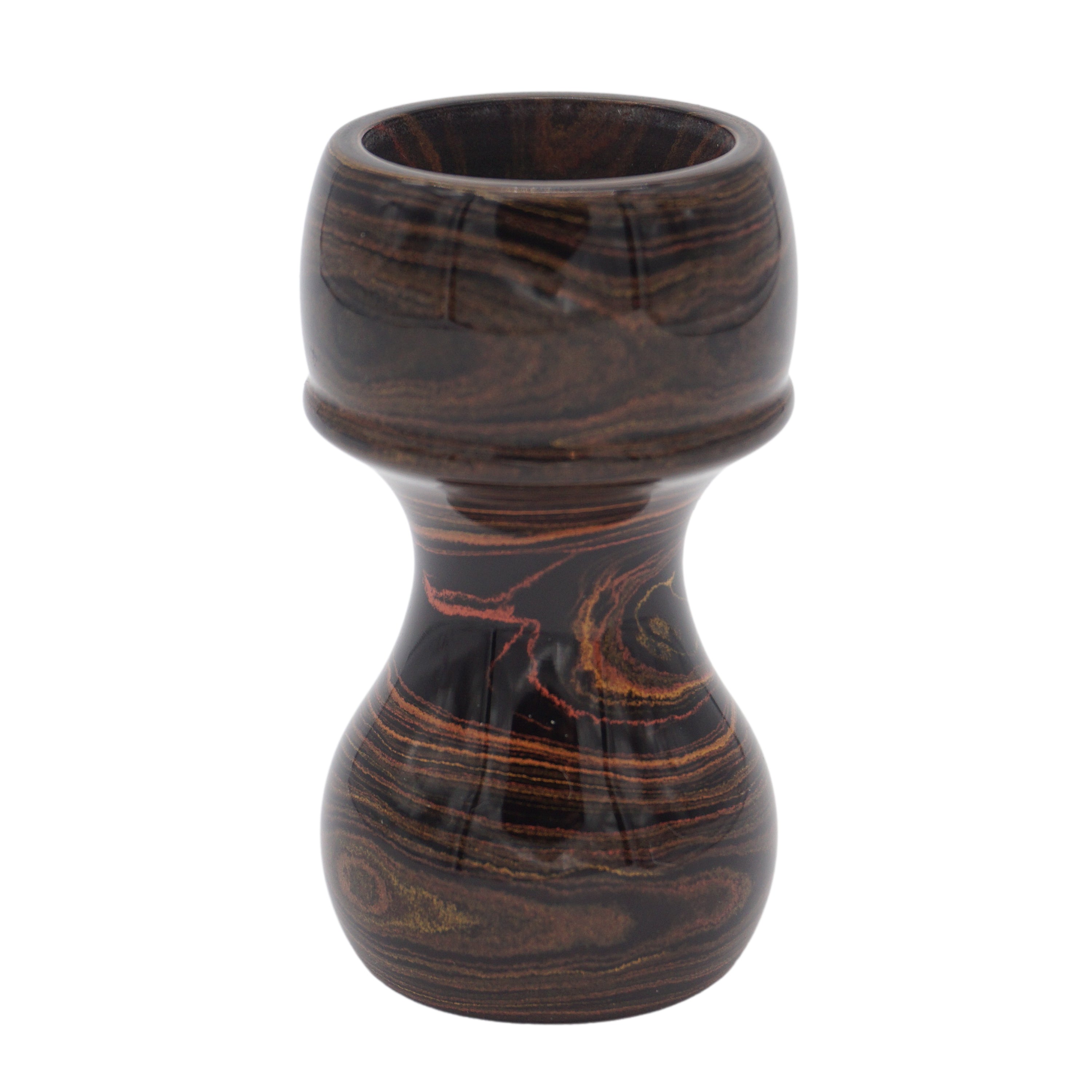 Premium Handmade Honey Ebonite Shaving Brush Handle - Compatible with 24mm & 26mm Knots - Perfect for Wet Shaving & Grooming Gifts for Men