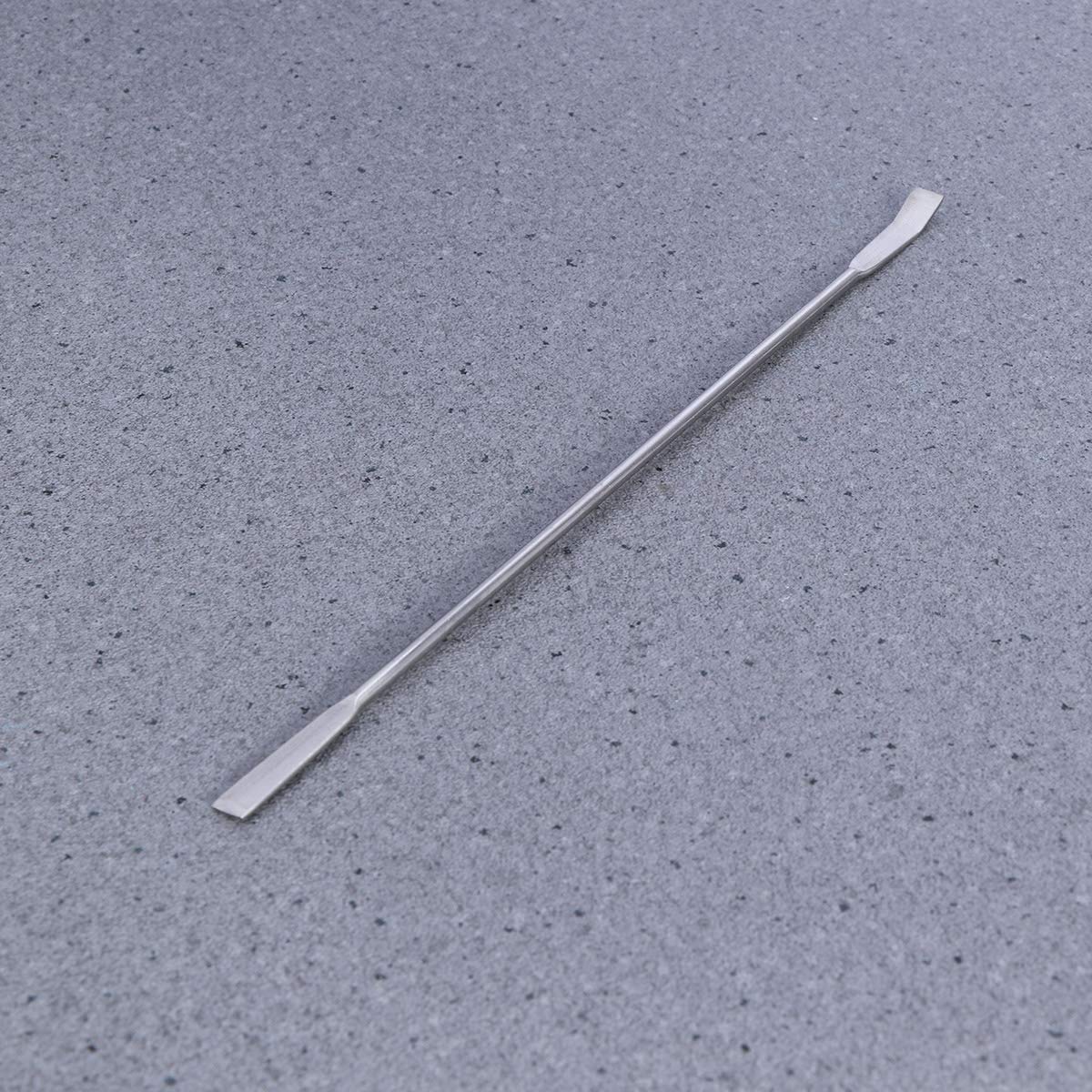 Stainless Steel Laboratory Micro Spatula - Cosmetic & Lab Mixing Spoon for Makeup, Mica Blending, and Small Sample Handling - Perfect for DIY Beauty, Lab Experiments, and Precision Mixing