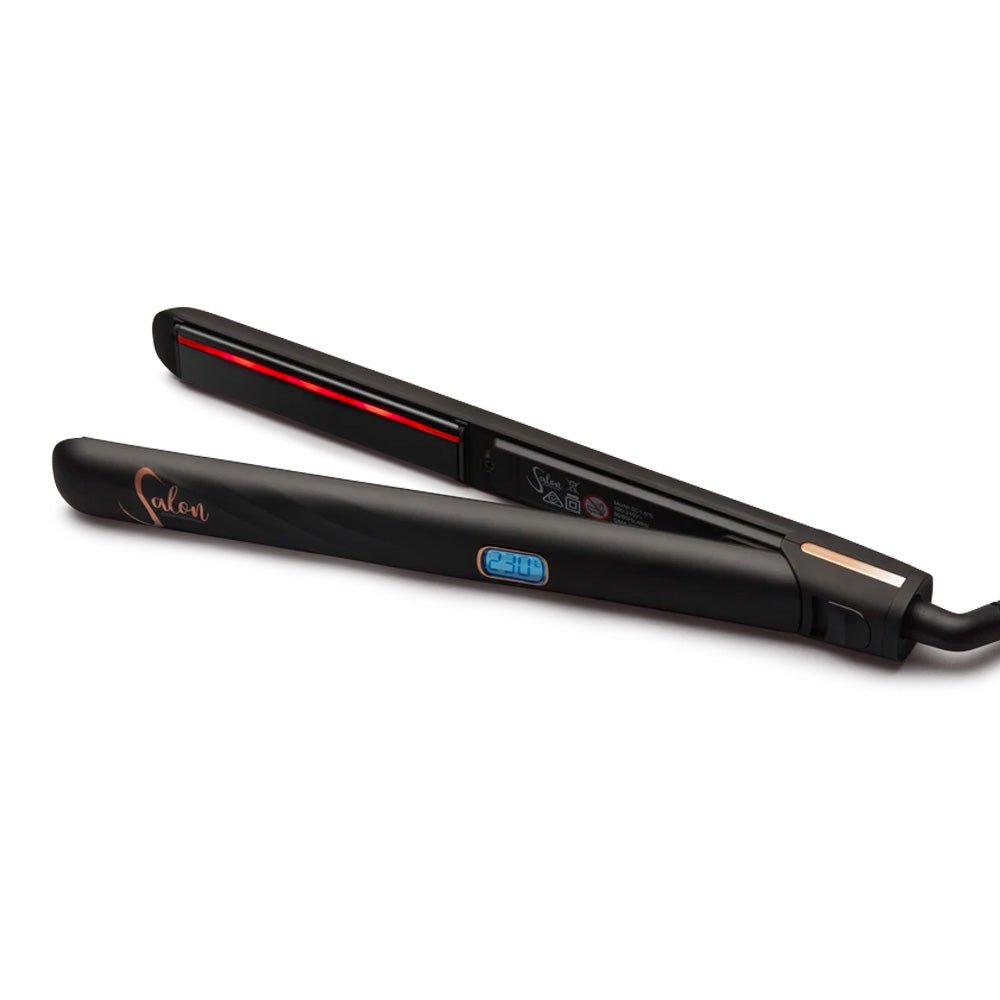 Salon Confidential Infrared 1 Hair Straightener - Professional Flat Iron for Smooth & Shiny Hair - Perfect for Home & Salon Use - Great for Styling, Straightening & Creating Waves