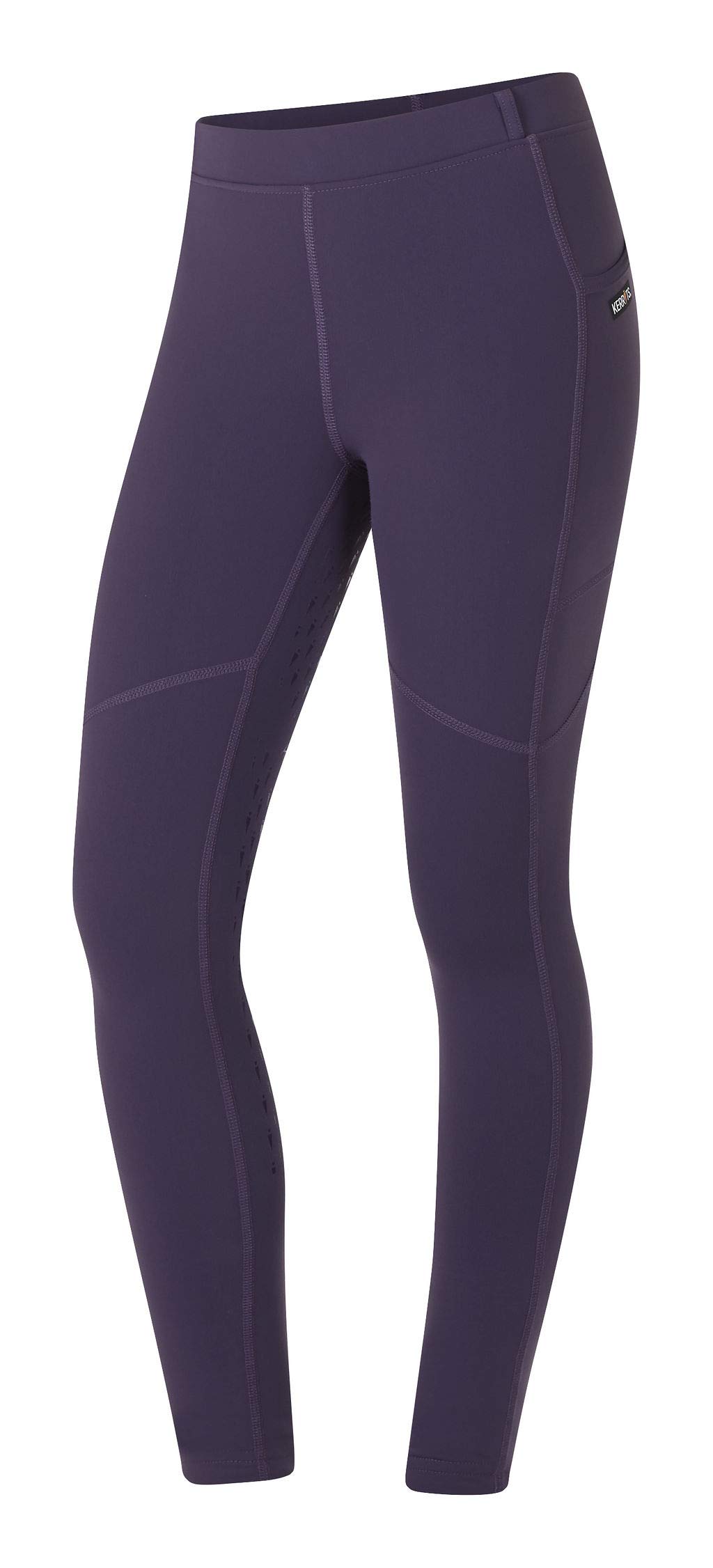 Kerrits Kids Ice Fil Full Seat Horse Riding Tech Tights - Cooling Breathable Equestrian Leggings with Pockets for Girls & Boys | Summer Riding Lessons, Horse Shows & Stable Activities