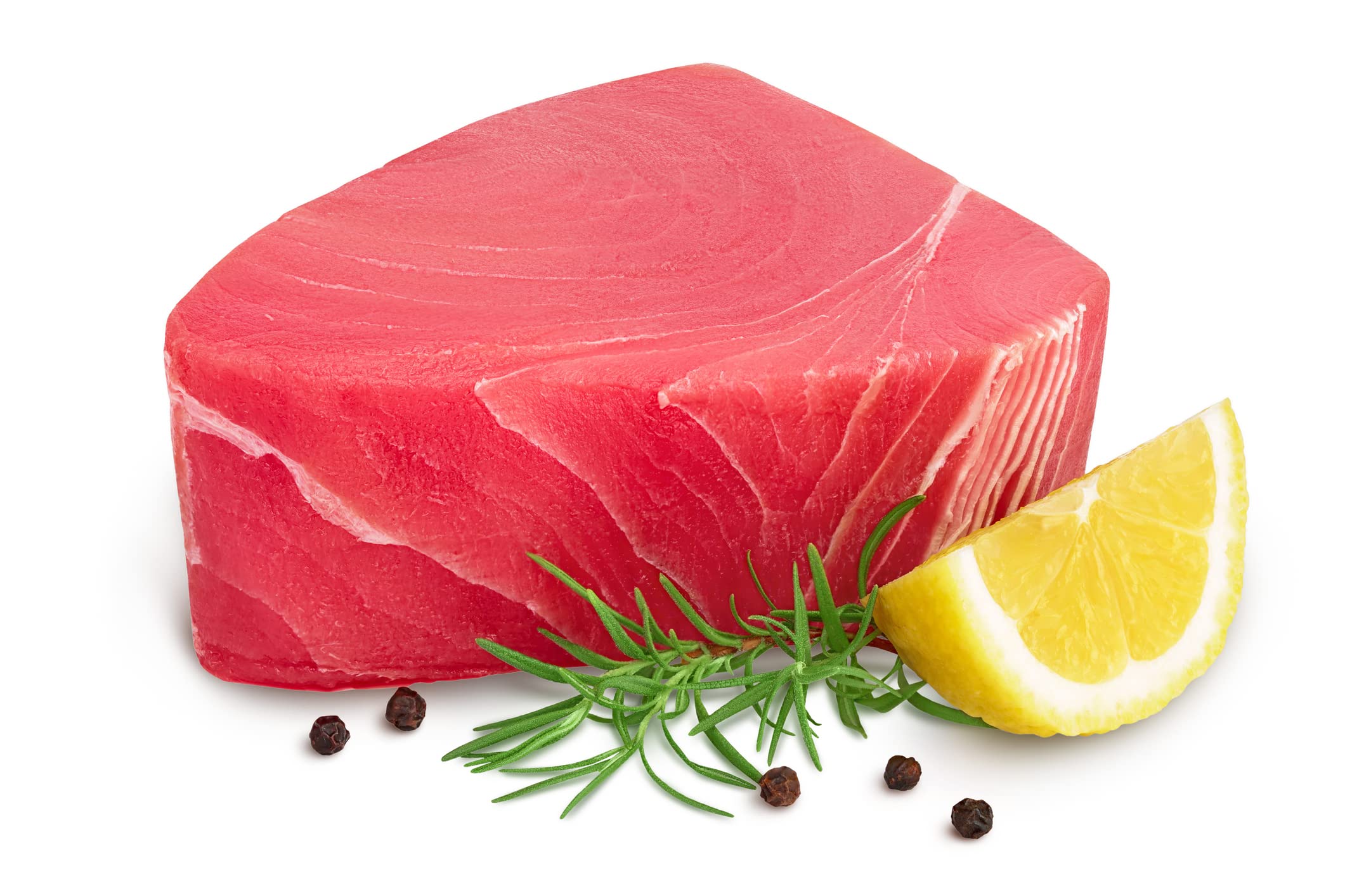 Premium AAA Yellowfin Tuna Steak - 2 lbs Fresh Sashimi-Grade Fish Fillet for Grilling, Sushi & Healthy Meals