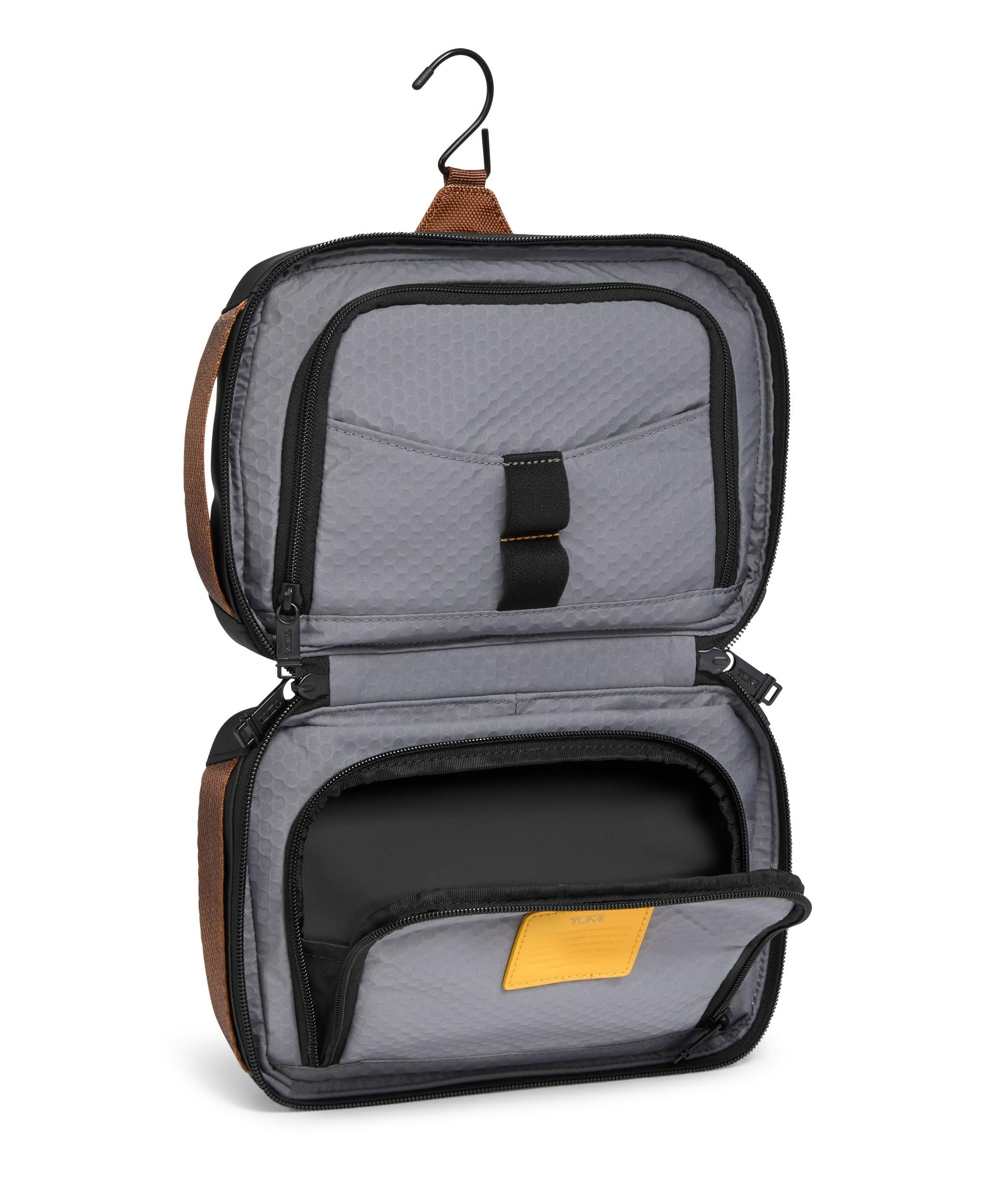 TUMI Alpha Bravo Response Hanging Toiletry Bag - Water-Resistant Travel Organizer for Men & Women (6.3