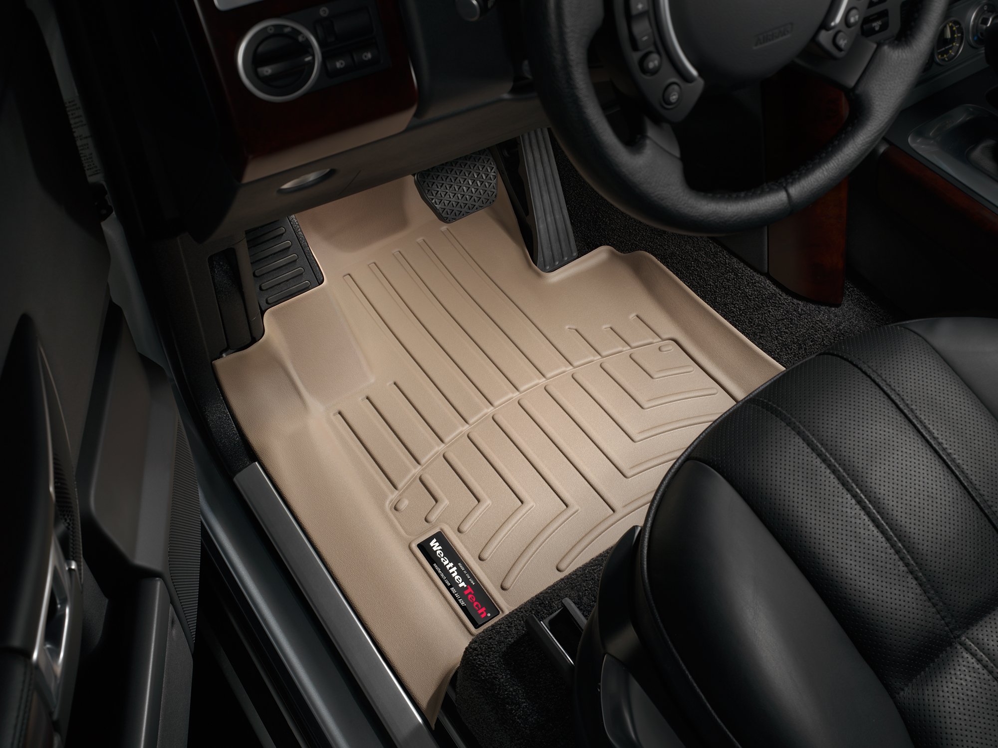 WeatherTech Custom Fit All-Weather Floor Mats for Cars & Trucks - Heavy Duty FloorLiner (Model 440731) - Perfect for Rain, Snow & Mud Protection