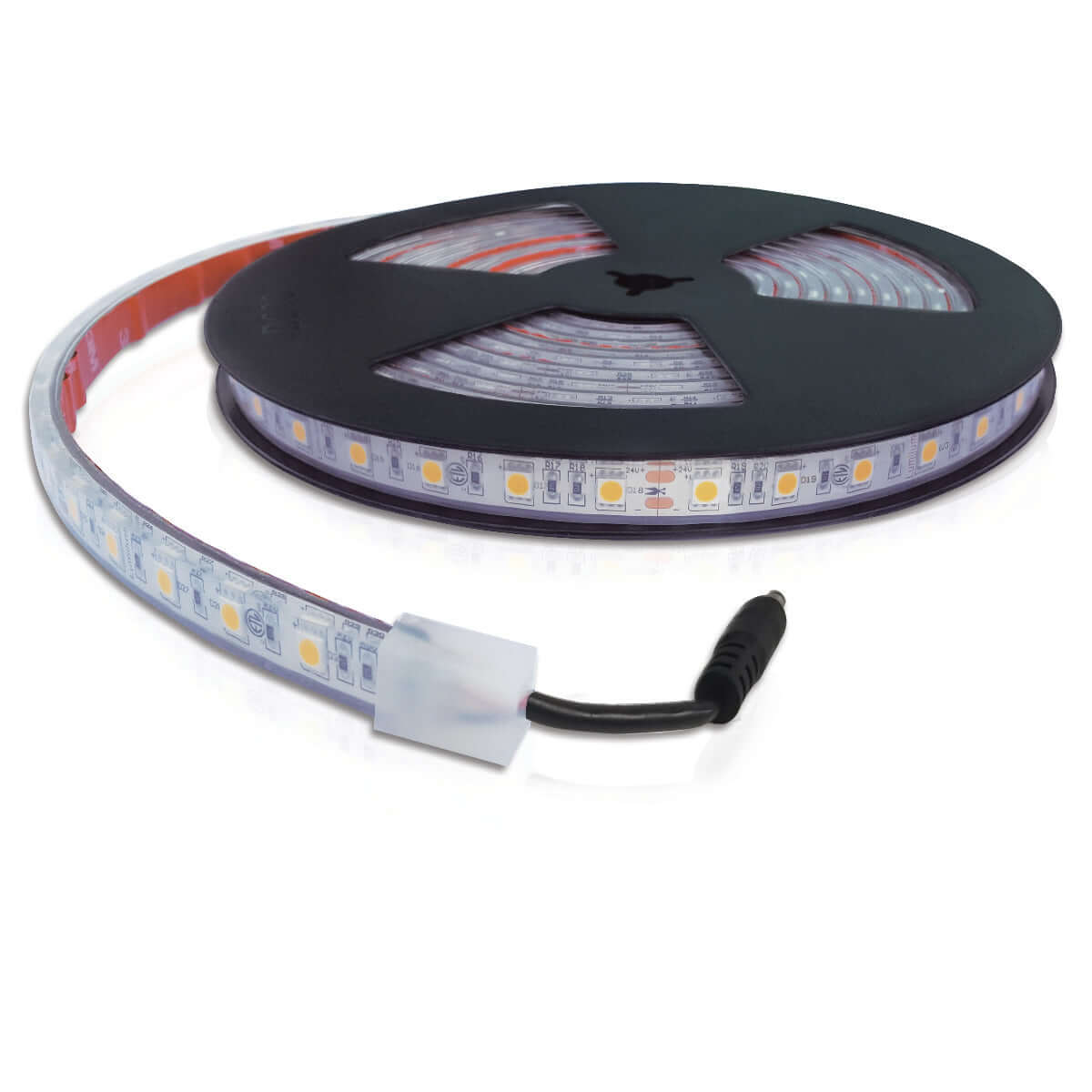 24V IP67 Waterproof LED Light Strips - Static White Color for Outdoor, Indoor, and Underwater Lighting