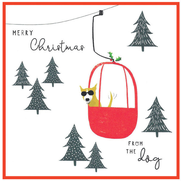 Premium Cinnamon Scented Christmas Card for Dogs - Perfect for Holiday Pet Gifts & Festive Greetings