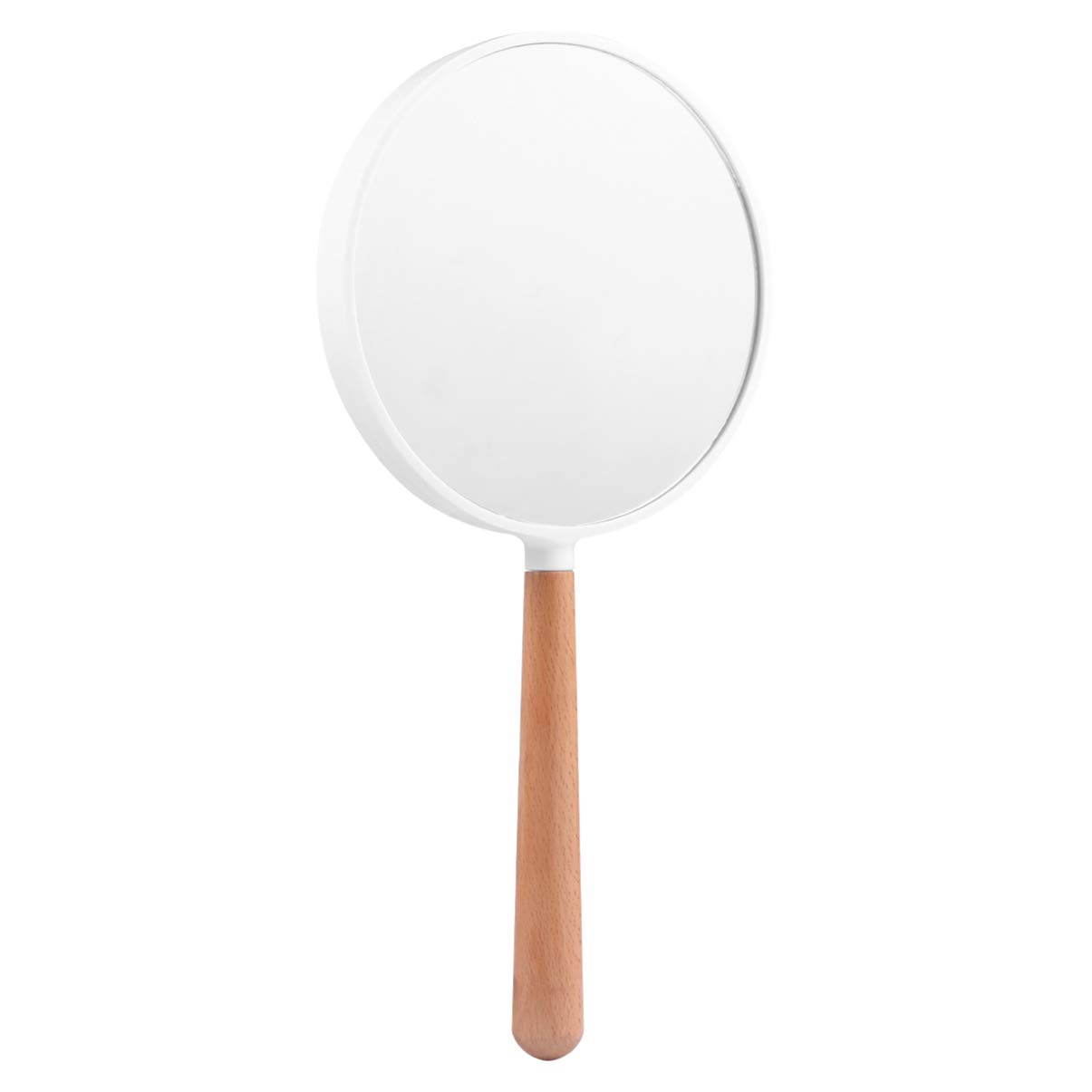 Beaupretty Round Hand Mirror - Portable Cosmetic Mirror with Handle for Makeup, Travel, and Home Decor | Perfect for Vanity, Bathroom, and Dressing Table