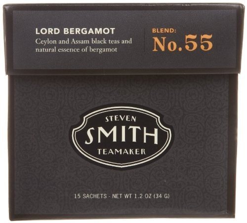 Premium Smith Teamaker Lord Bergamot Black Tea - 24 Pack of 15 Tea Bags | Earl Grey Style Loose Leaf Tea Alternative | Perfect for Afternoon Tea, Gifts & Relaxation