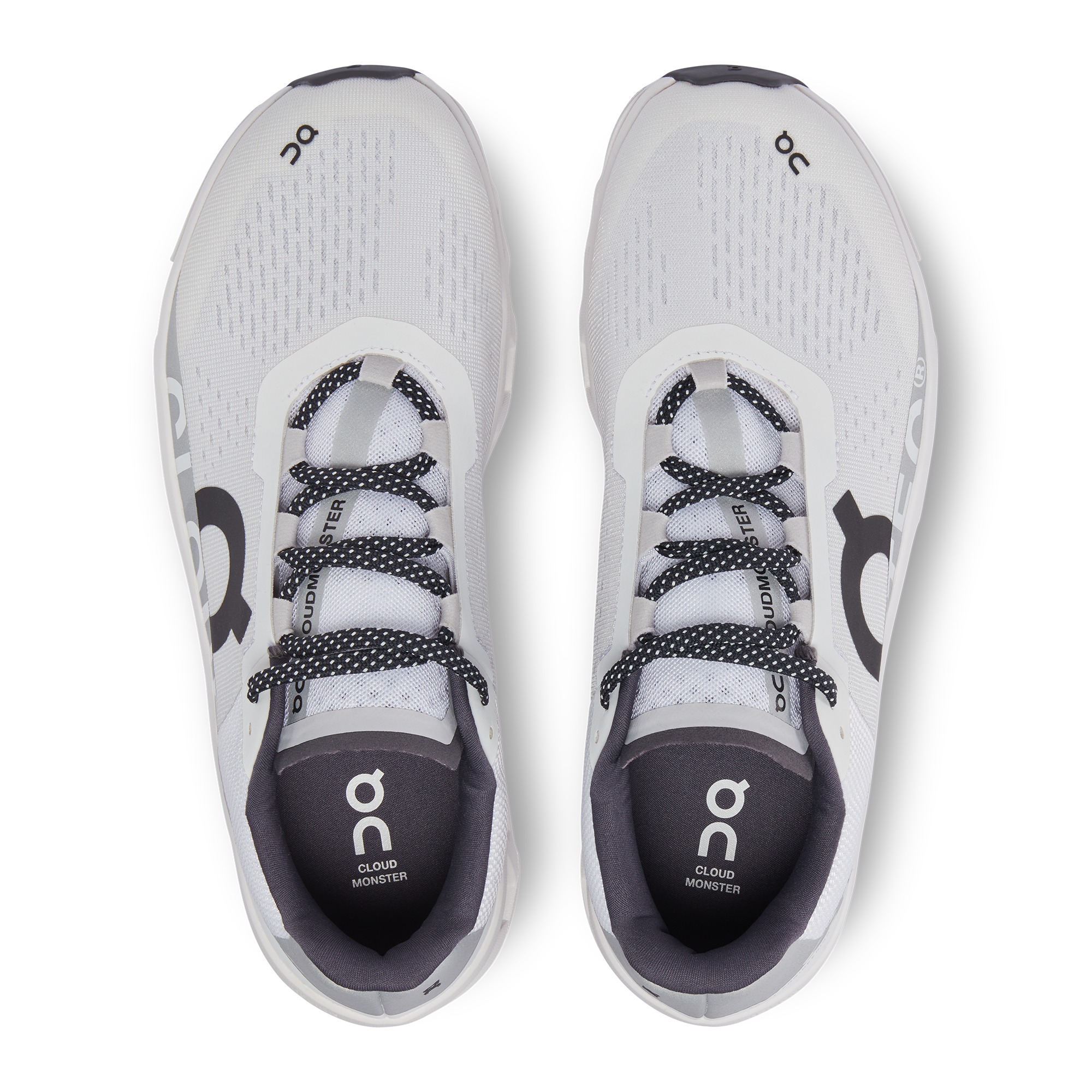 On Running Men's Cloudmonster Running Shoes - All White | Lightweight Cushioned Sneakers for Road Running & Training | Perfect for Marathon, Jogging & Gym Workouts