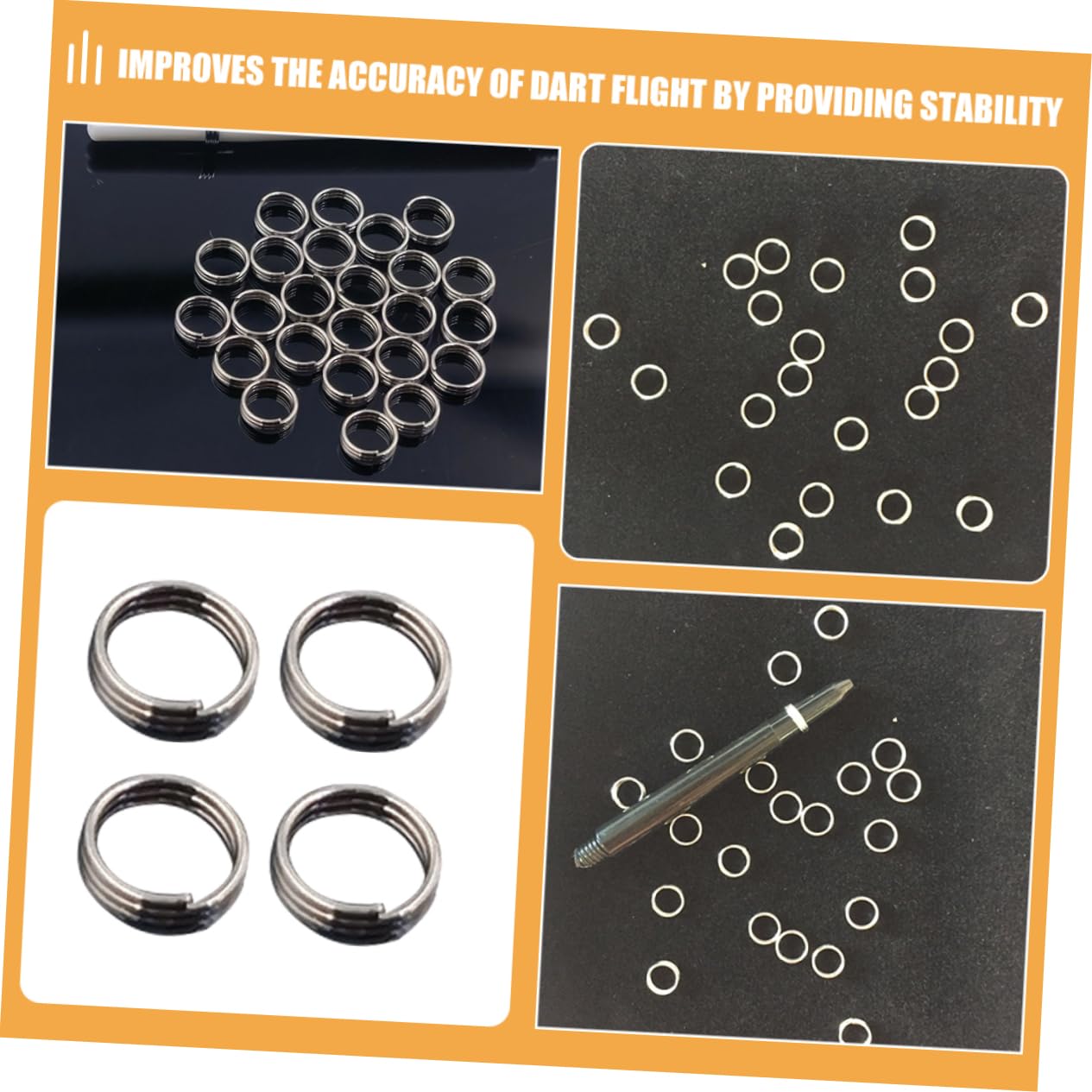 200 Pcs Zinc Alloy Flight Rings - Bulk Jewelry Making Supplies for DIY Accessories, Bracelets & Keychains - Perfect for Crafters, Jewelry Designers and Gift Making