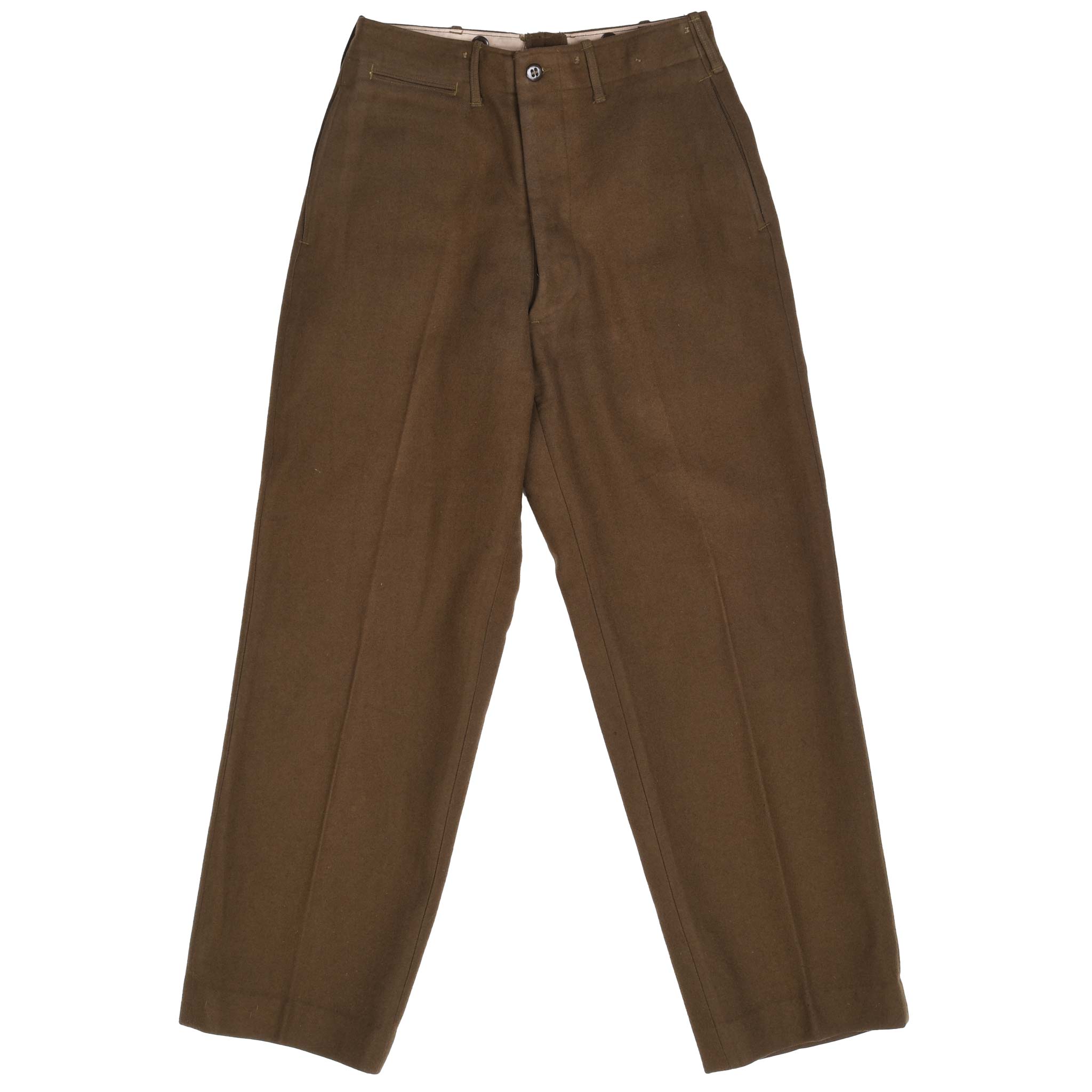 Vintage US Army Wool Trousers Pants 1945 WWII Military Uniform Size 29x30 - Authentic Reproduction for Historical Reenactment & Outdoor Adventure