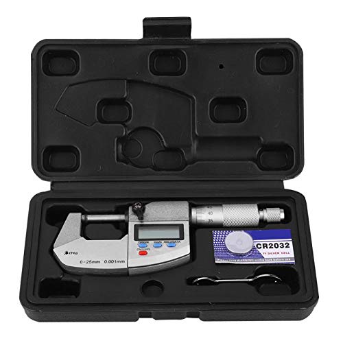 EVTSCAN Digital Outside Micrometer 0-25mm/0.001