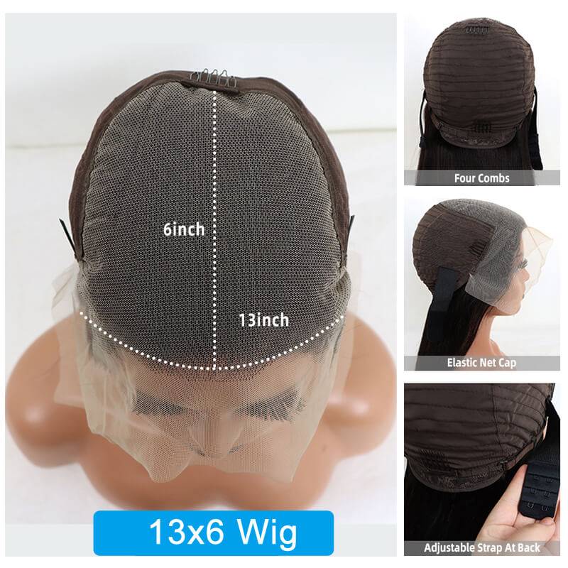 Eullair Glueless Loose Wave Human Hair Wig with HD Transparent Lace Frontal | Natural Curly Hairpiece for Women | Perfect for Daily Wear, Cosplay & Special Occasions