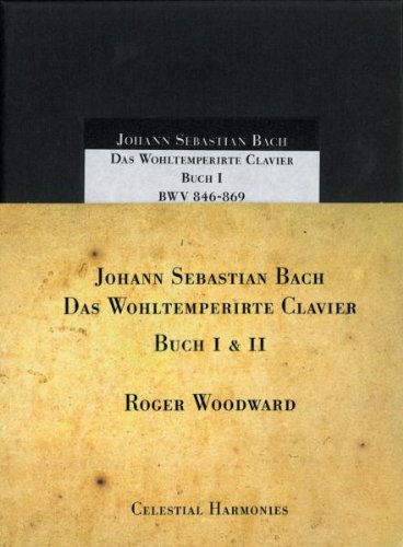 Bach The Well-Tempered Clavier Complete Edition - Books I & II (BWV 846-893) - 2-Pocket Score Set for Piano Study & Performance