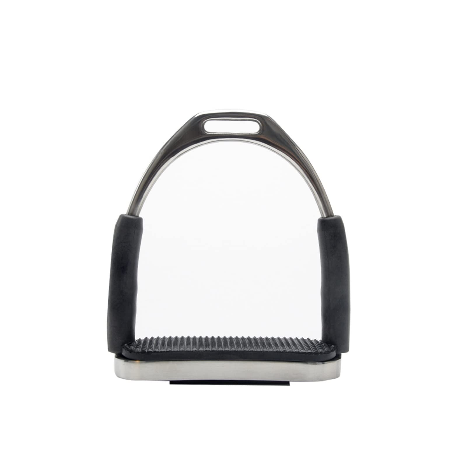 LSXLSD Stainless Steel Folding Horse Riding Stirrups - 1 Pair for Racing & Outdoor Equestrian Sports | Durable Saddle Pedals for English/Western Riding, Trail & Show Jumping