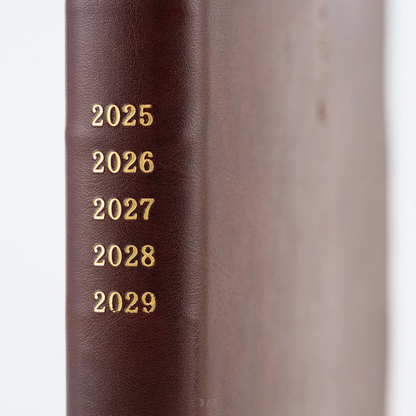 Hobonichi Techo 2025-2029 5-Year Planner - A5 Size Japanese Diary Notebook for Daily Journaling, Goal Tracking & Memory Keeping - Perfect for Students, Professionals & Creative Writers (January 2025 Start)