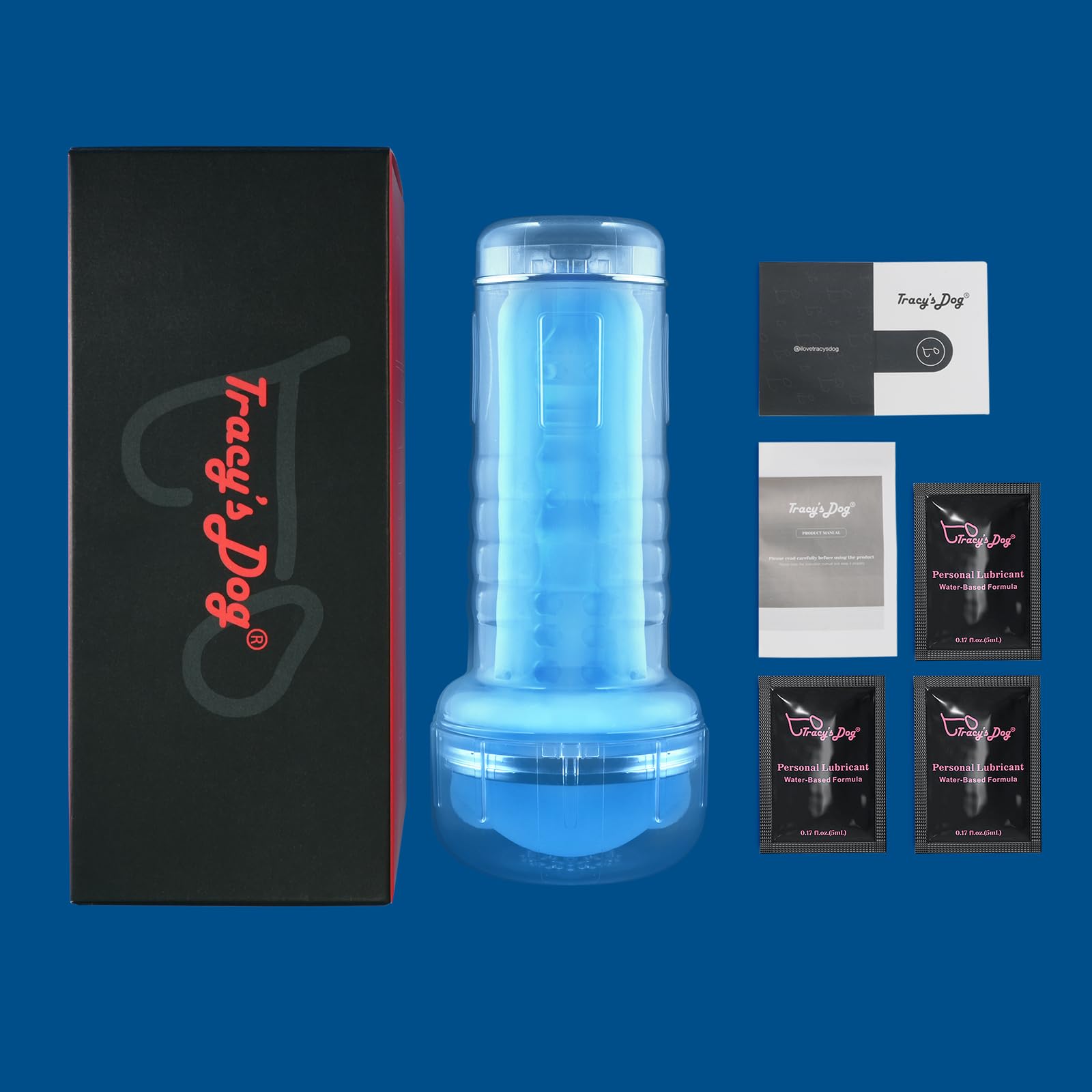 Realistic Male Masturbator - Lifelike Textured Vagina Crystal Stroker for Men | Transparent Soft Sleeve Pocket Pussy | Adult Sex Toys for Solo Pleasure & Stress Relief | Perfect for Discreet Home Use or Travel Companion