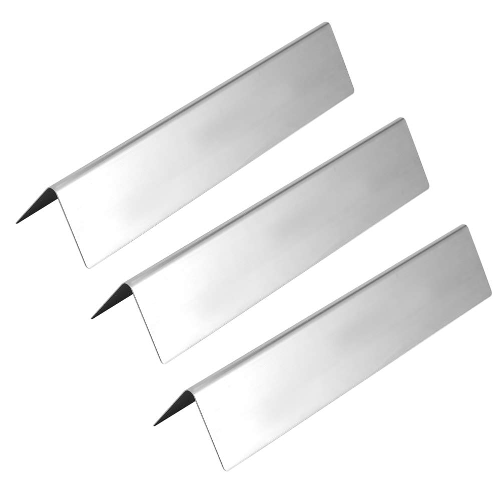 3Pcs Gas Grill Heat Plates Replacement for Weber Spirit & Genesis Silver Series - Durable BBQ Heat Plate Shield Tent Cover for Even Cooking | Perfect for Backyard Grilling, Camping & Outdoor Parties