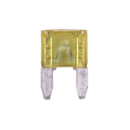 Bussmann Mini ATM Fuse 20A 100-Pack - High-Quality Automotive Blade Fuses for Cars, Trucks & RVs - Perfect for Electrical System Protection & Replacement