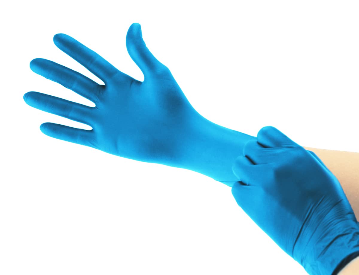 Premium Nitrile Exam Gloves - CR3275 RevoSoft Powder-Free Disposable (2.8 mil) - Ideal for Medical, Dental, Tattoo & Food Handling Safety