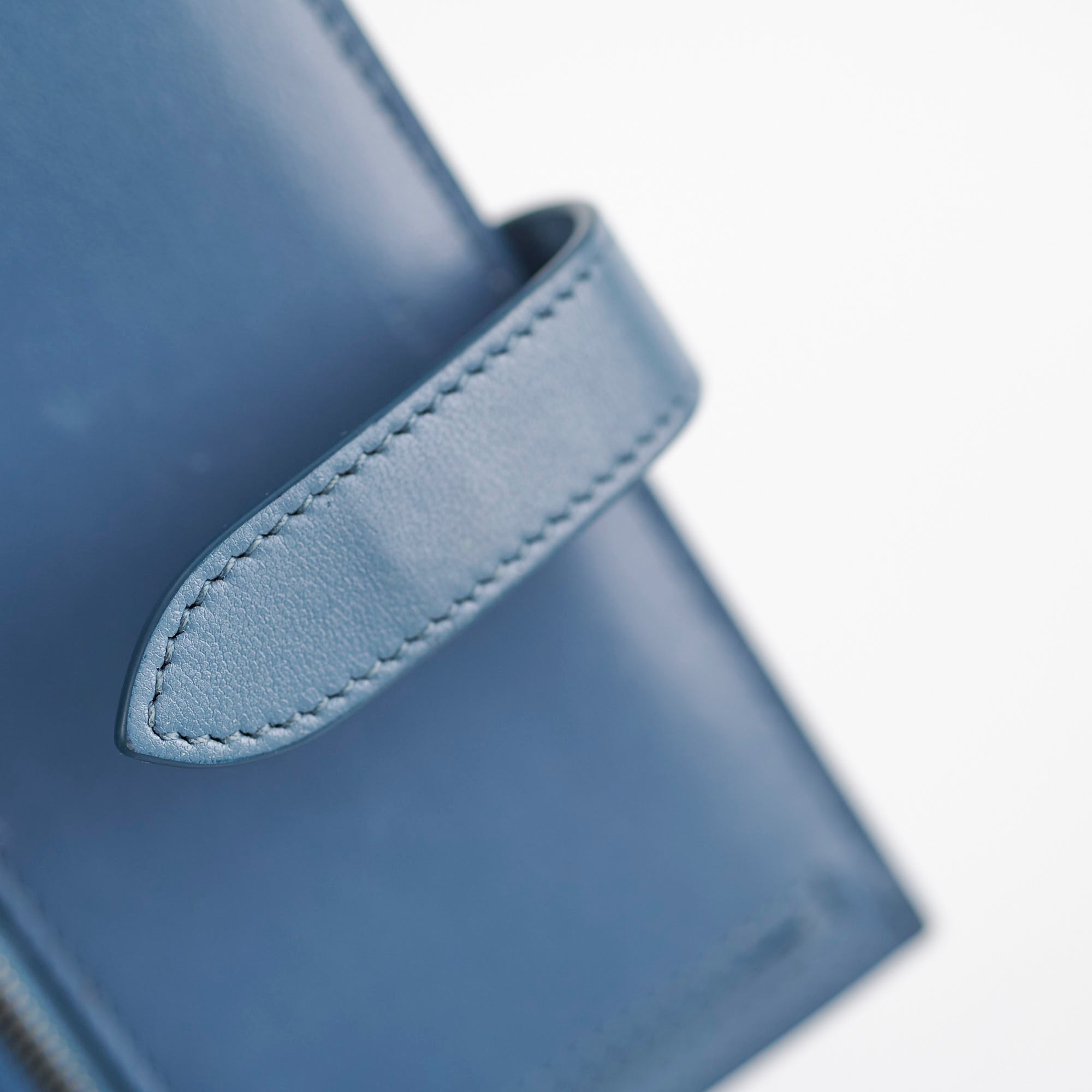 Celine Blue Fold Wallet for Women | Genuine Leather Slim Card Holder with RFID Protection | Perfect for Everyday Use, Travel & Gift Giving
