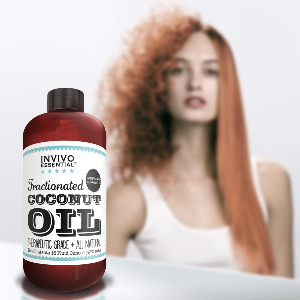Premium Fractionated Coconut Oil - 16 oz Therapeutic Grade Carrier Oil for Aromatherapy, Massage & Essential Oils | Includes Pump & Free eBook | Perfect for Relaxation, Skin Care & DIY Beauty Products